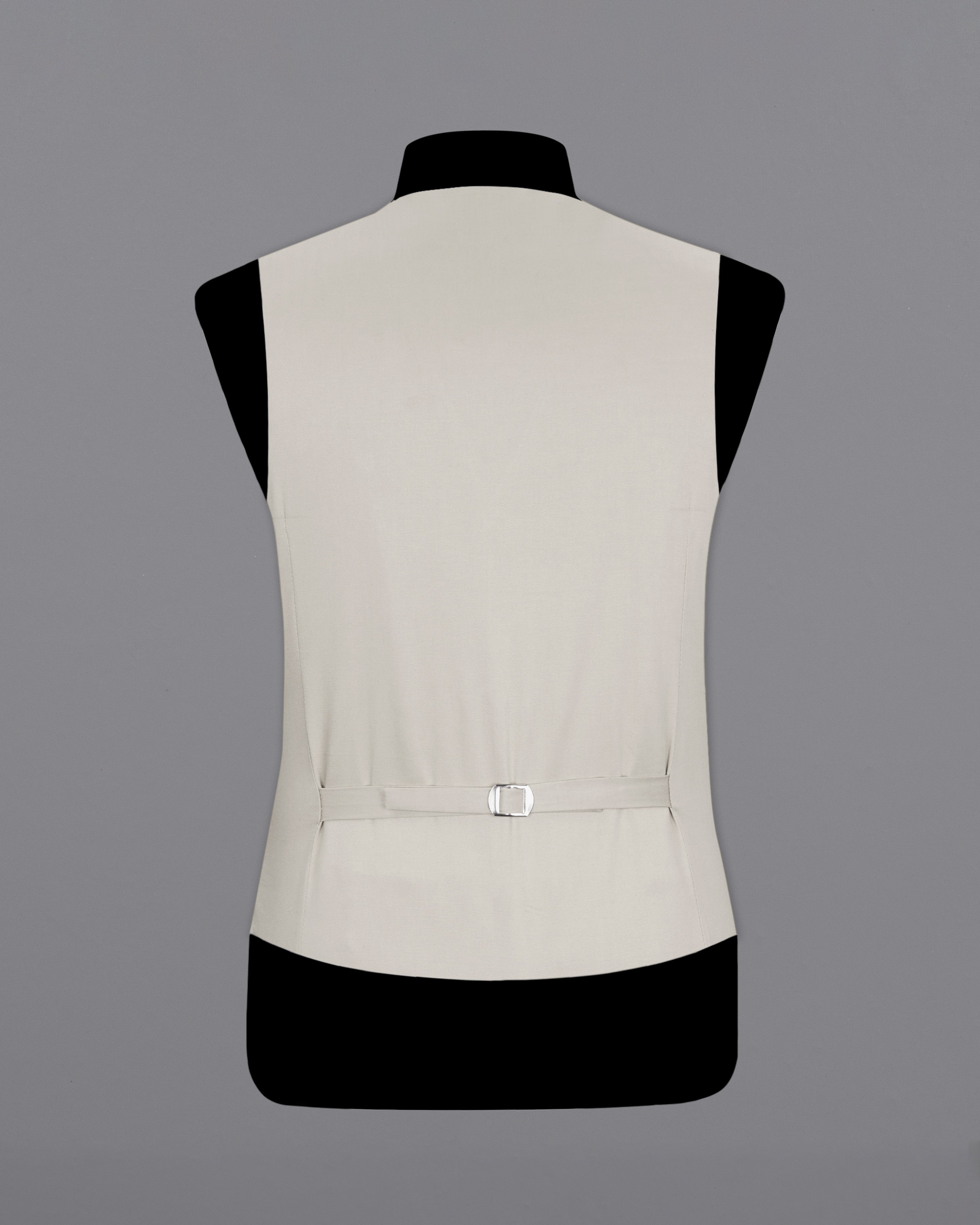Sisal Light Gray Stretchable Premium Cotton Waistcoat V2677-36, V2677-38, V2677-40, V2677-42, V2677-44, V2677-46, V2677-48, V2677-50, V2677-52, V2677-54, V2677-56, V2677-58, V2677-60
