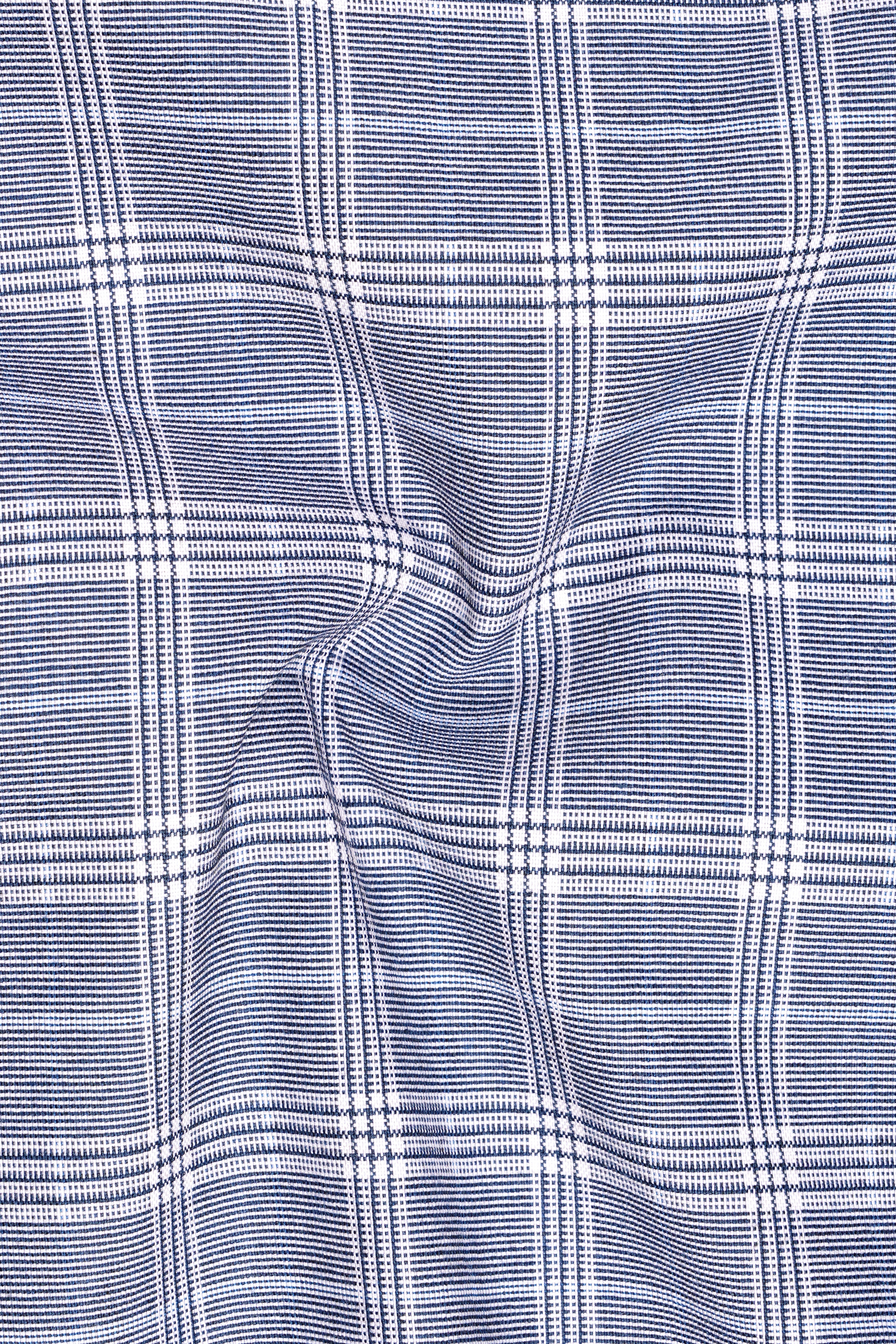 Monsoon Steel Gray Plaid Waistcoat