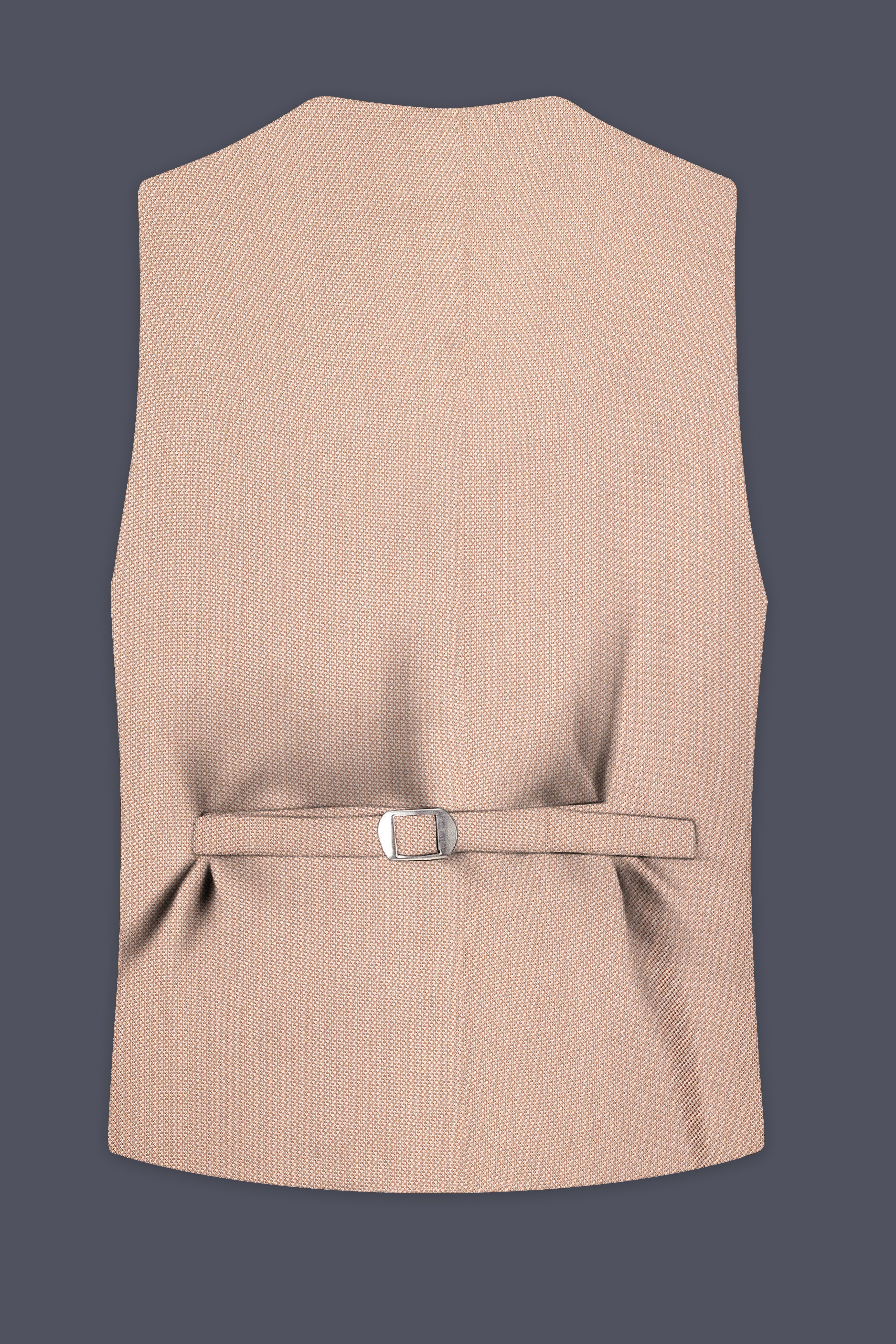 Thistle Brown Dobby Textured Waistcoat
