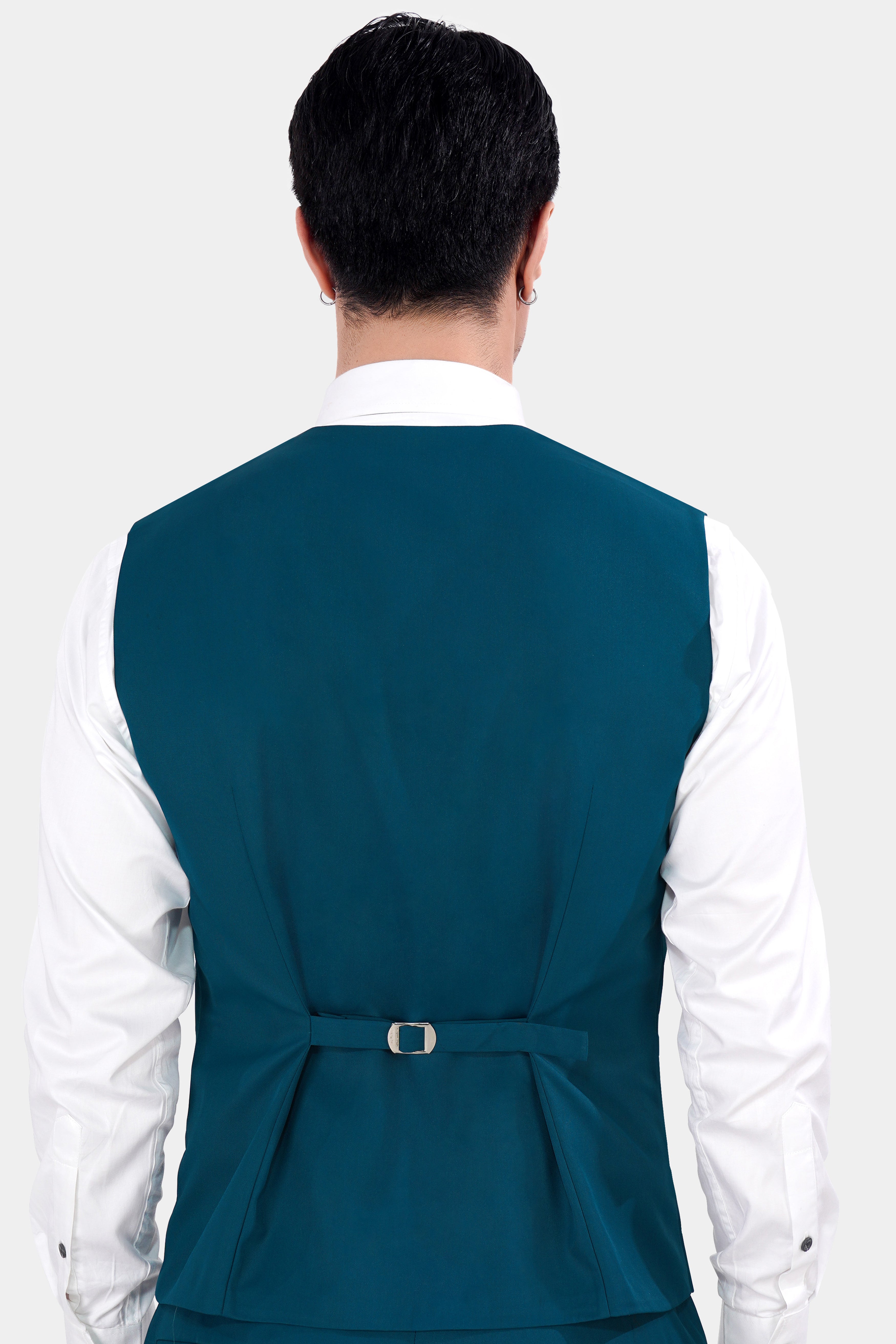 Dell Blue Wool Rich Waistcoat V2841-36, V2841-38, V2841-40, V2841-42, V2841-44, V2841-46, V2841-48, V2841-50, V2841-52, V2841-54, V2841-56, V2841-58, V2841-60