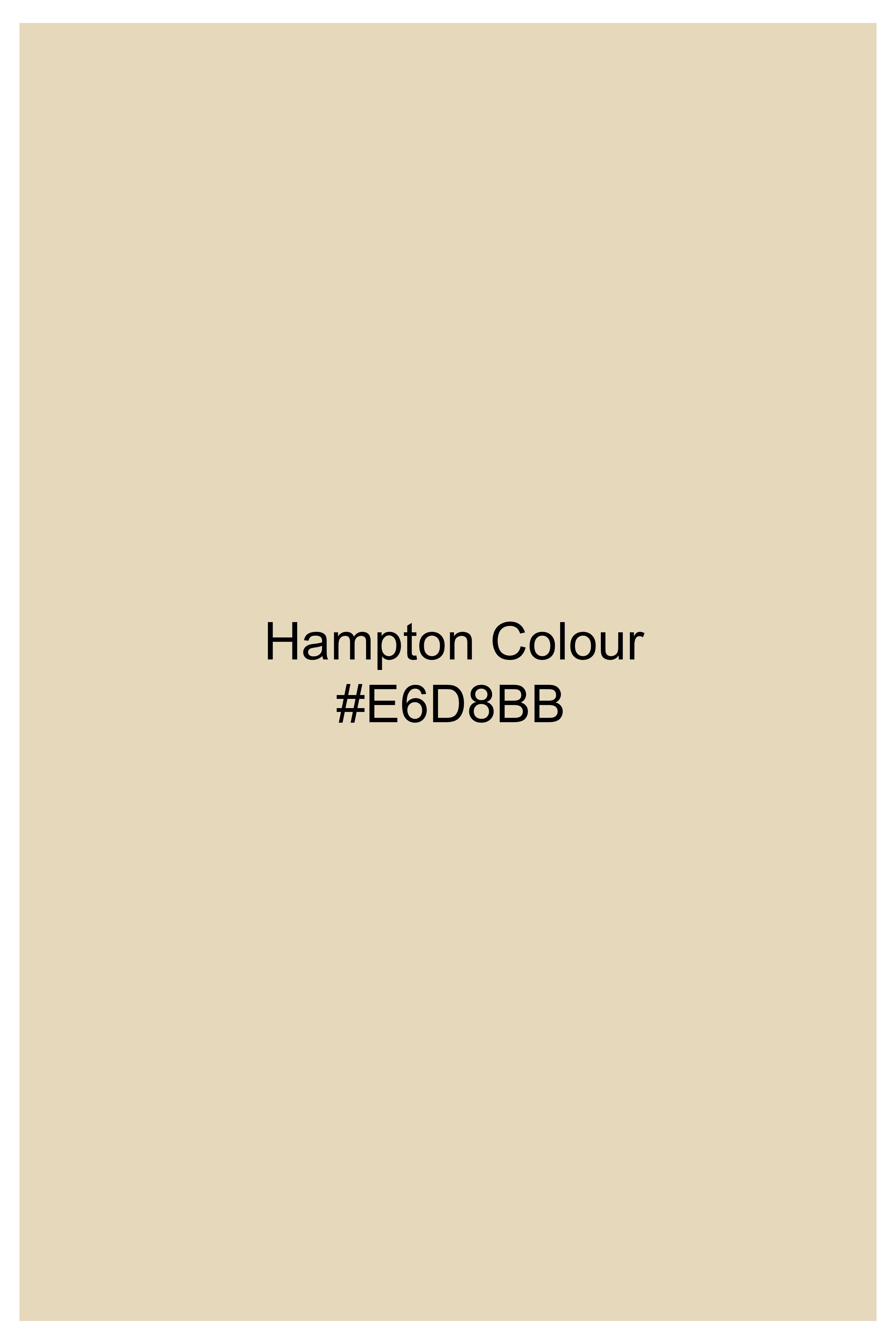 Hampton Beige Wool Rich Plaid Waistcoat