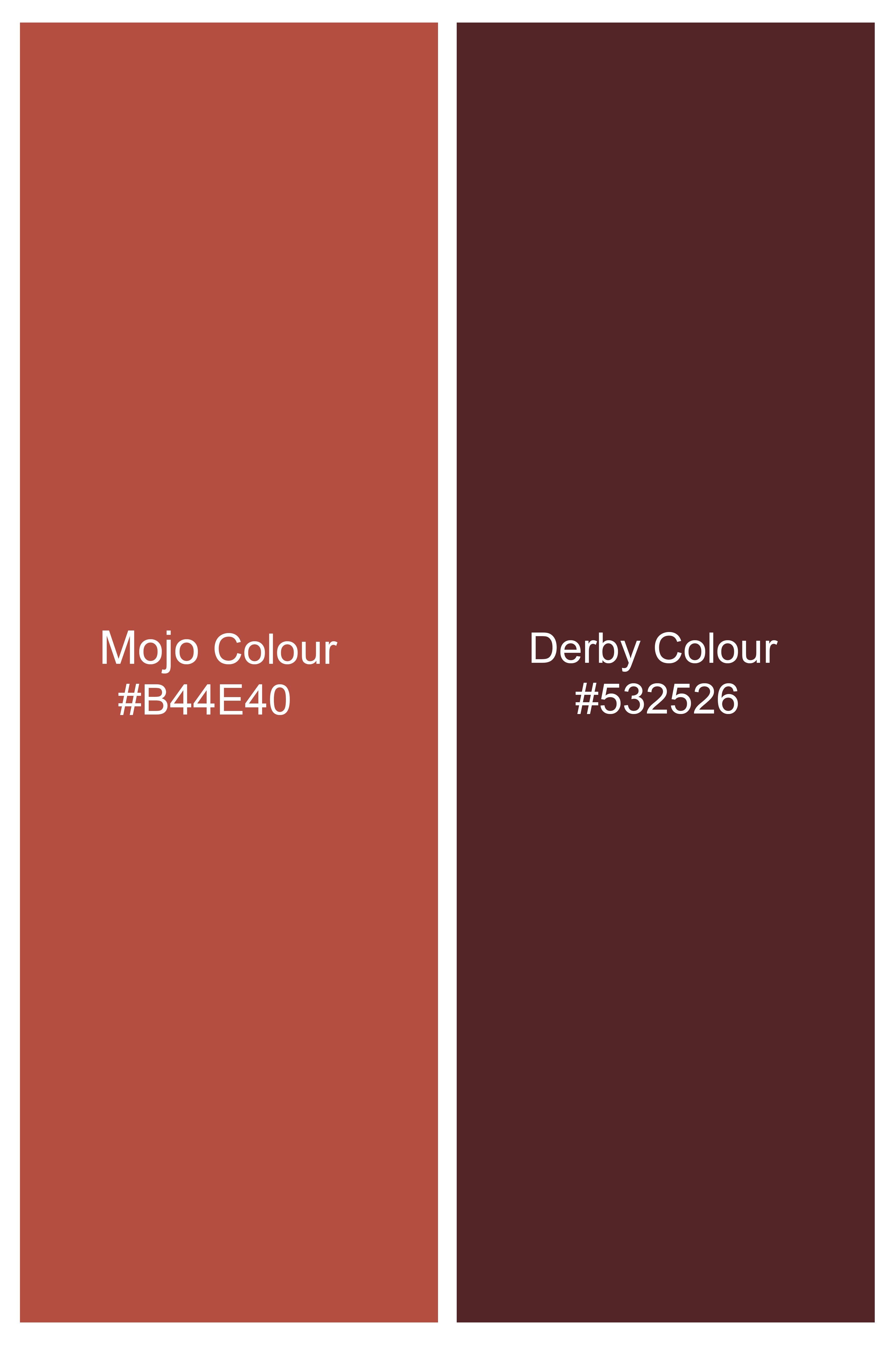 Mojo Red Striped Wool Rich Waistcoat