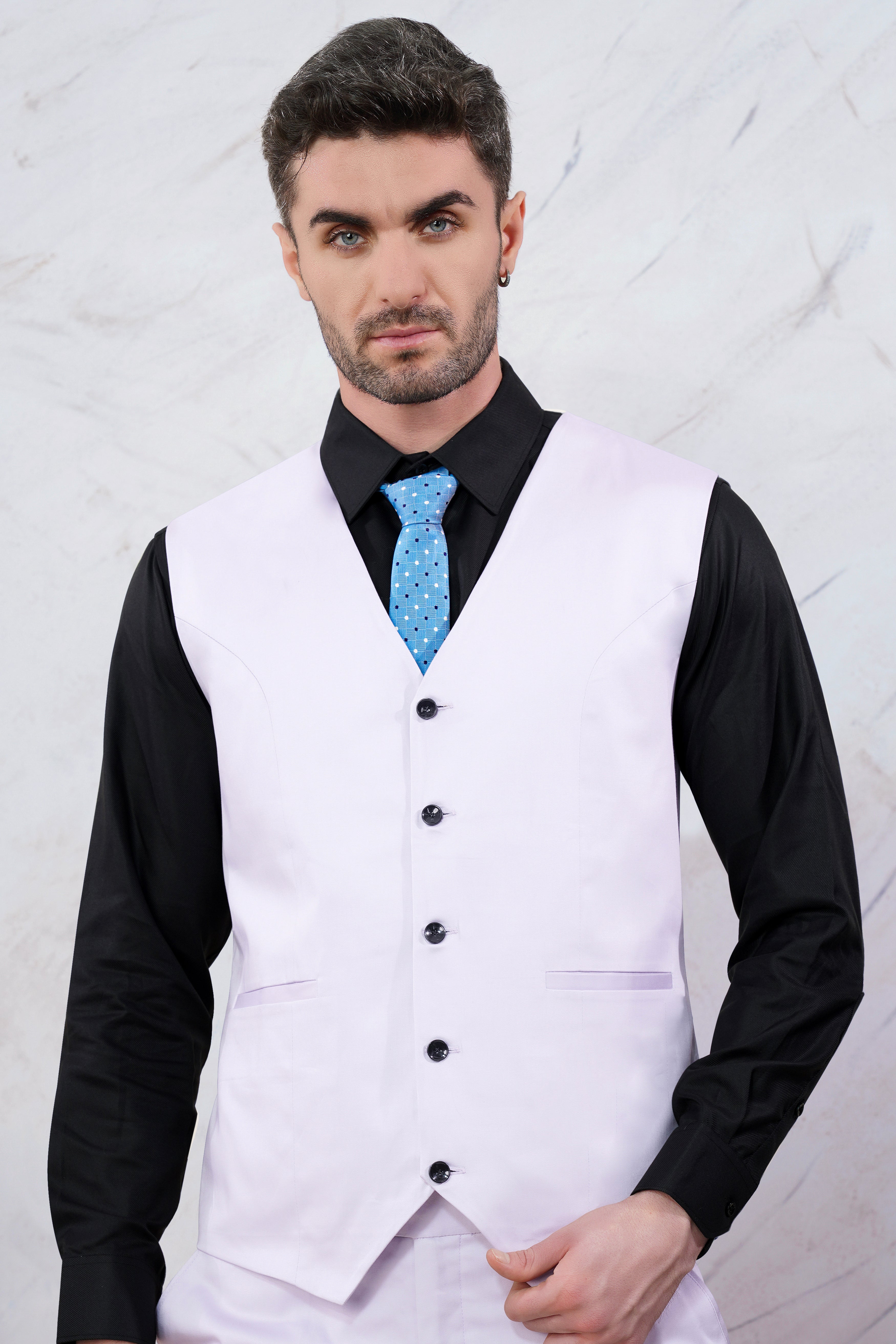 Snuff Lavender Premium Cotton Waistcoat