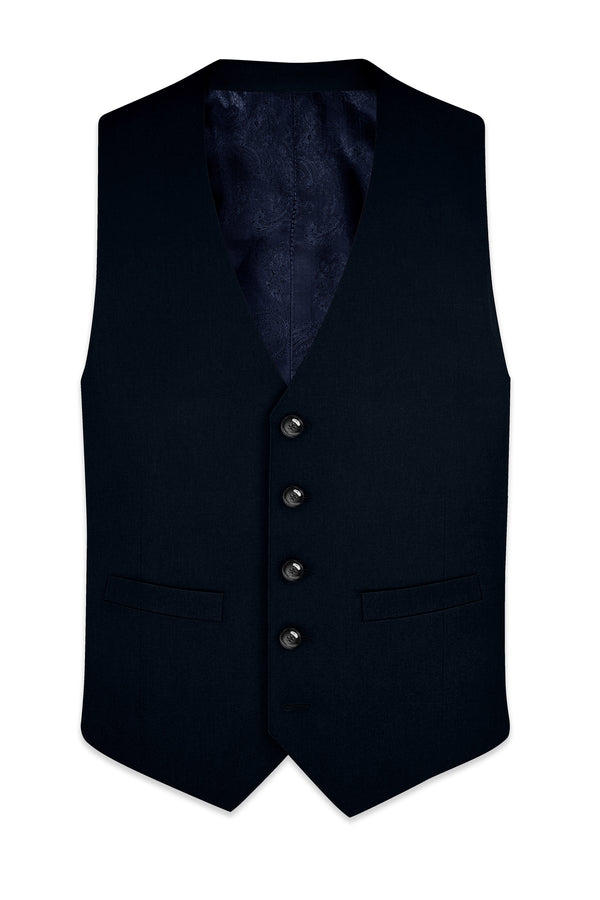 Bunker Blue Premium Cotton Waistcoat