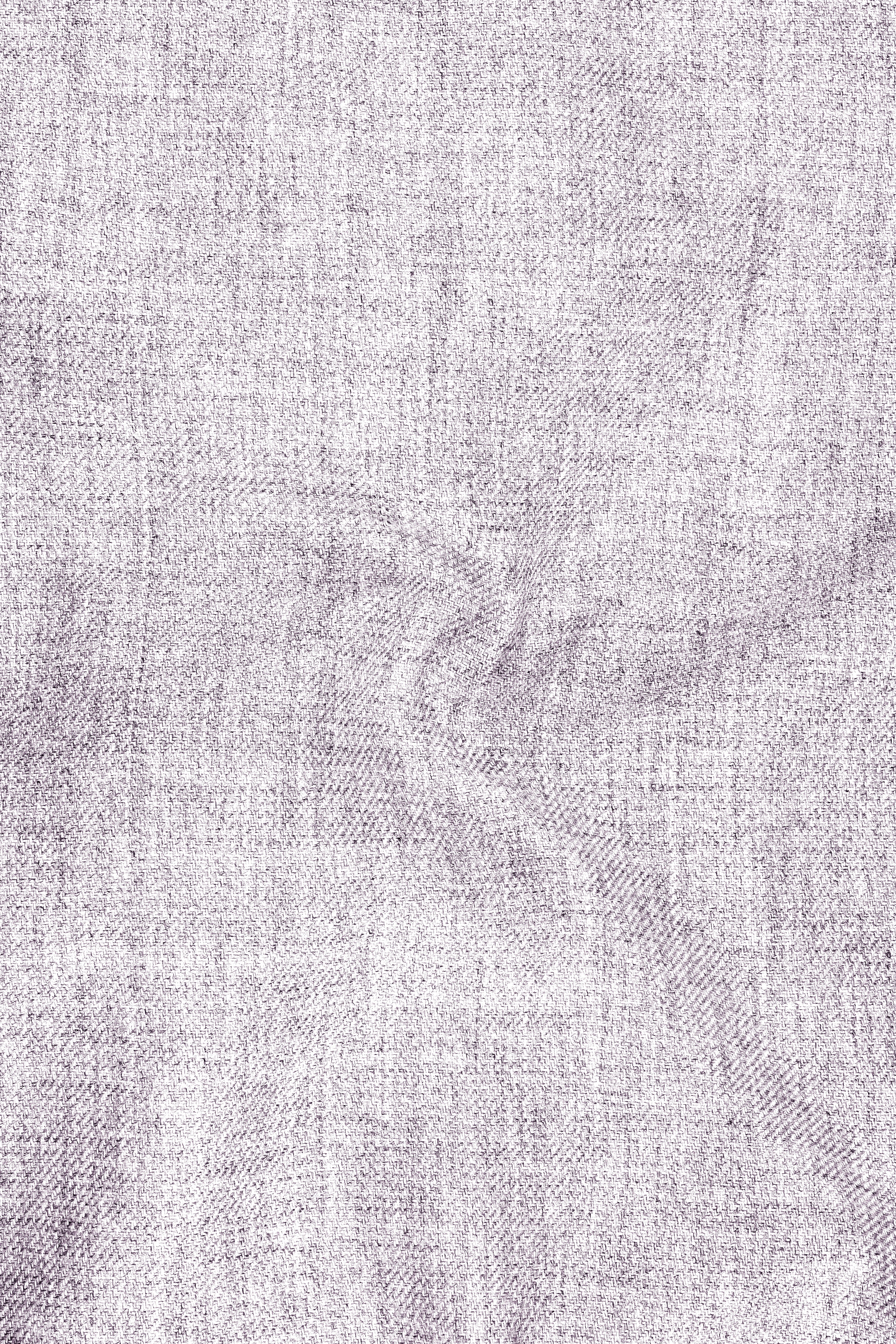 Glacier-Lilac Gray Textured Tweed Waistcoat