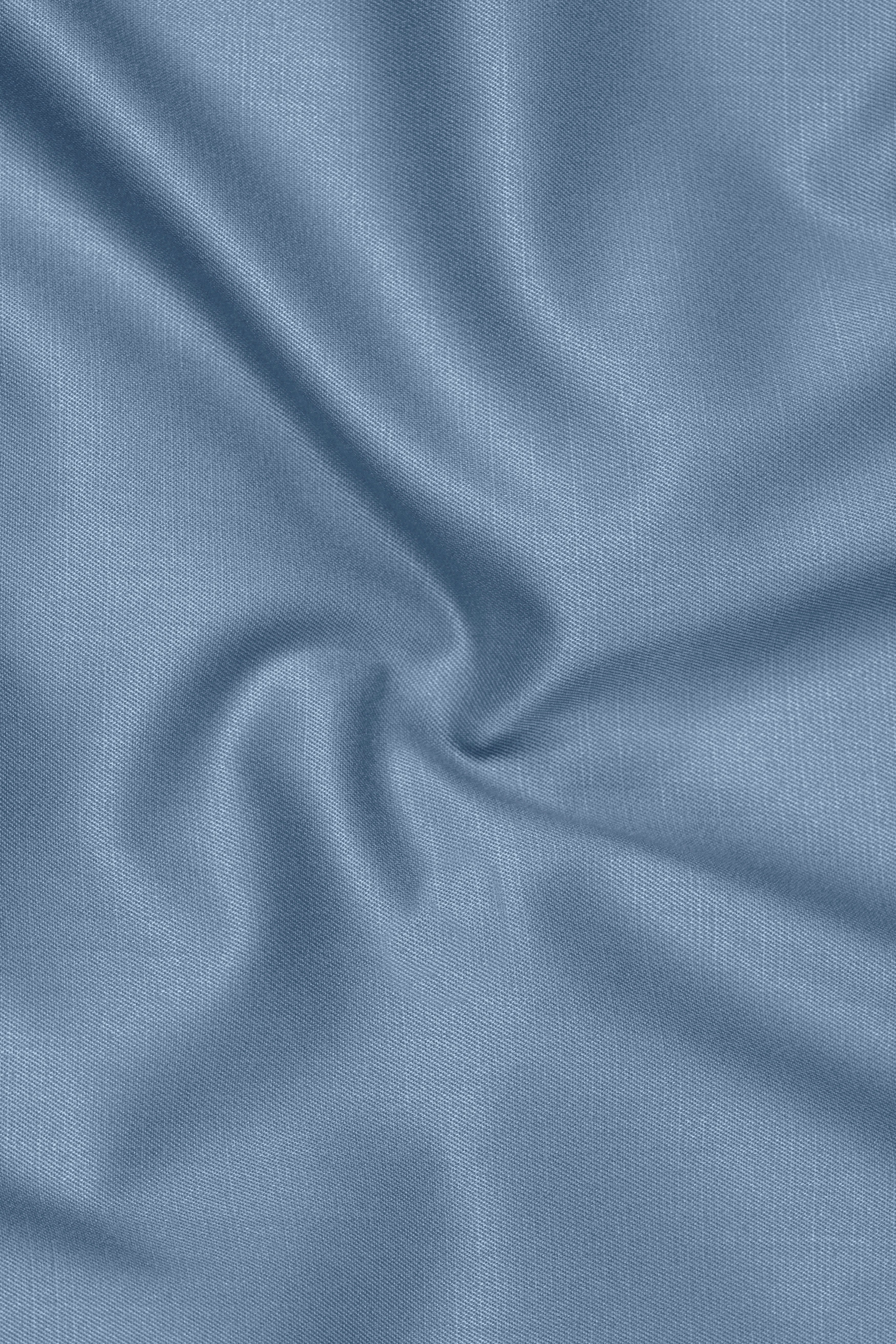 Celestor-Lynch Blue Wool Rich Slight Stretch Waistcoat