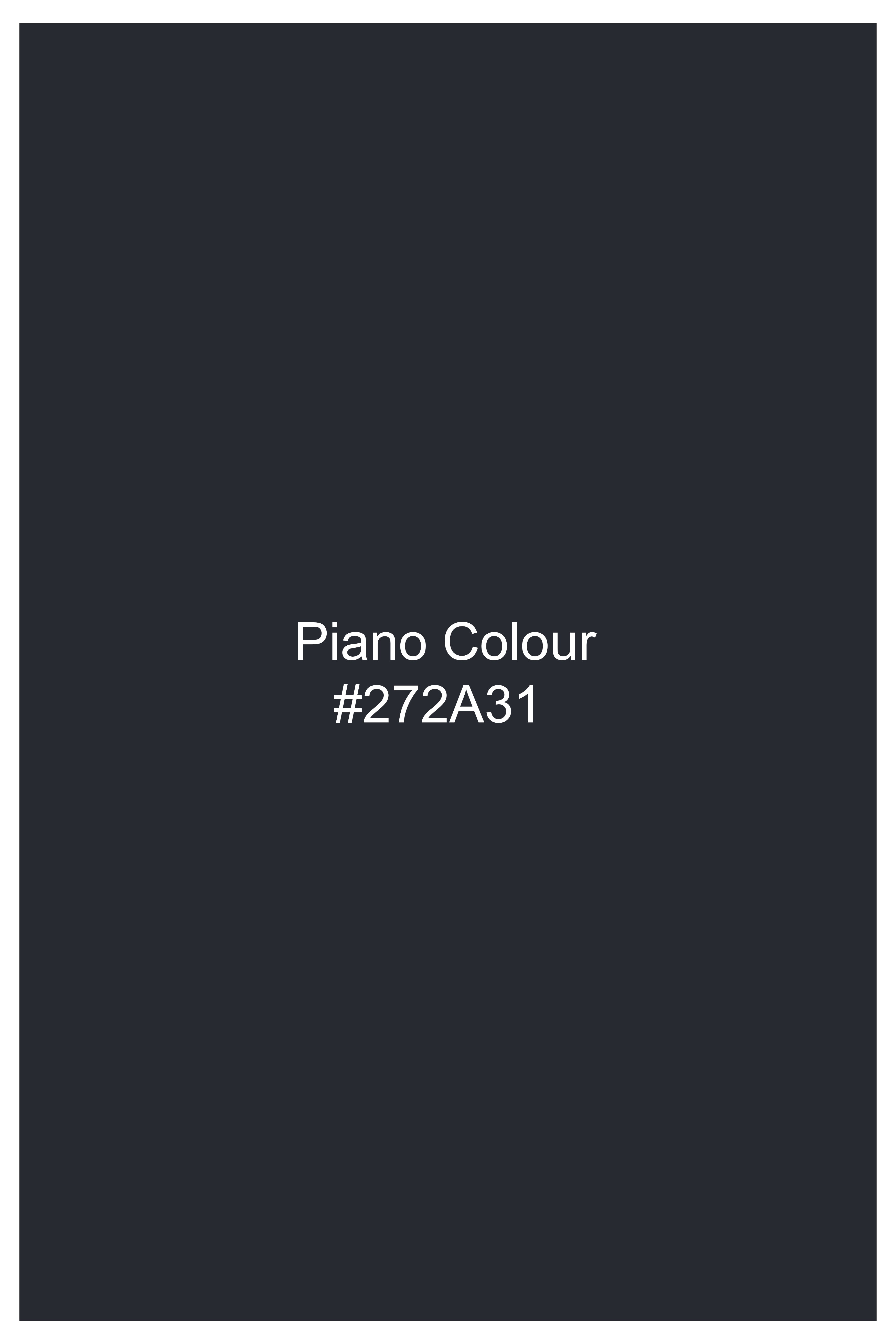 Sterling-Piano Gray Slight Stretch Subtle Sheen Poly-Viscose Waistcoat