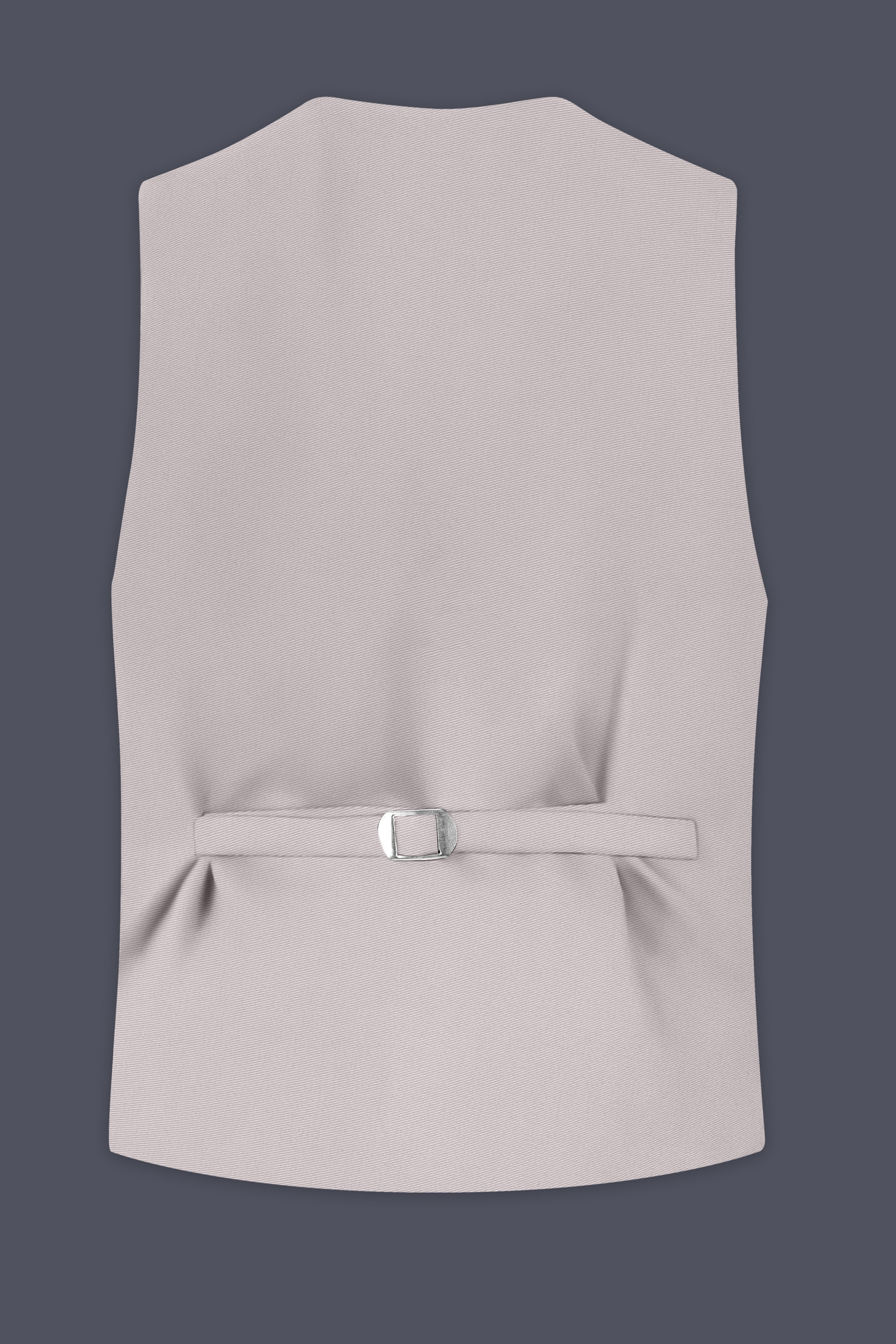 Lustre-Cloud Pink Slight Stretch Subtle Sheen Poly-Viscose Waistcoat