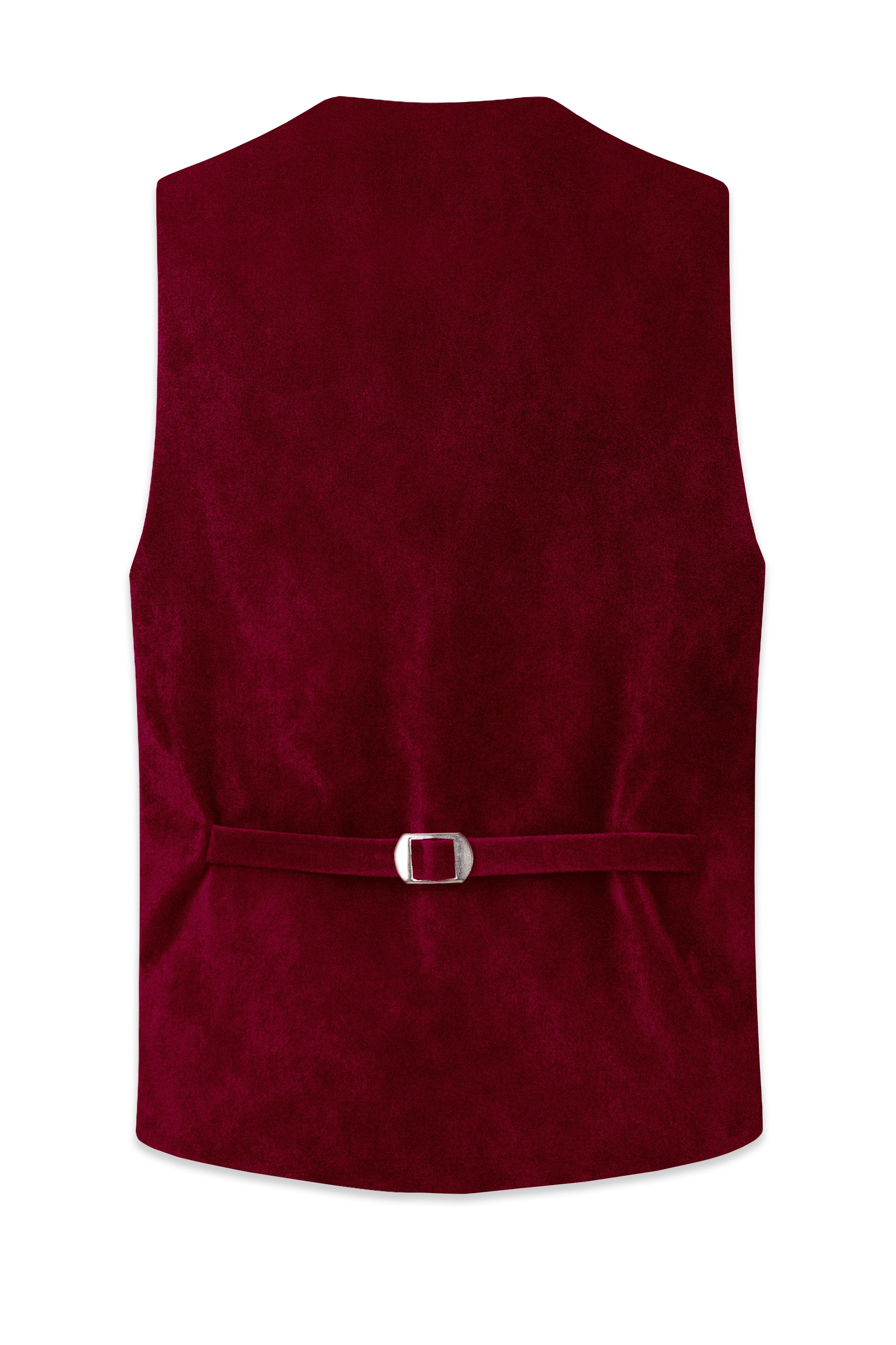 Amour-Scarlet Pink Velvet Waistcoat