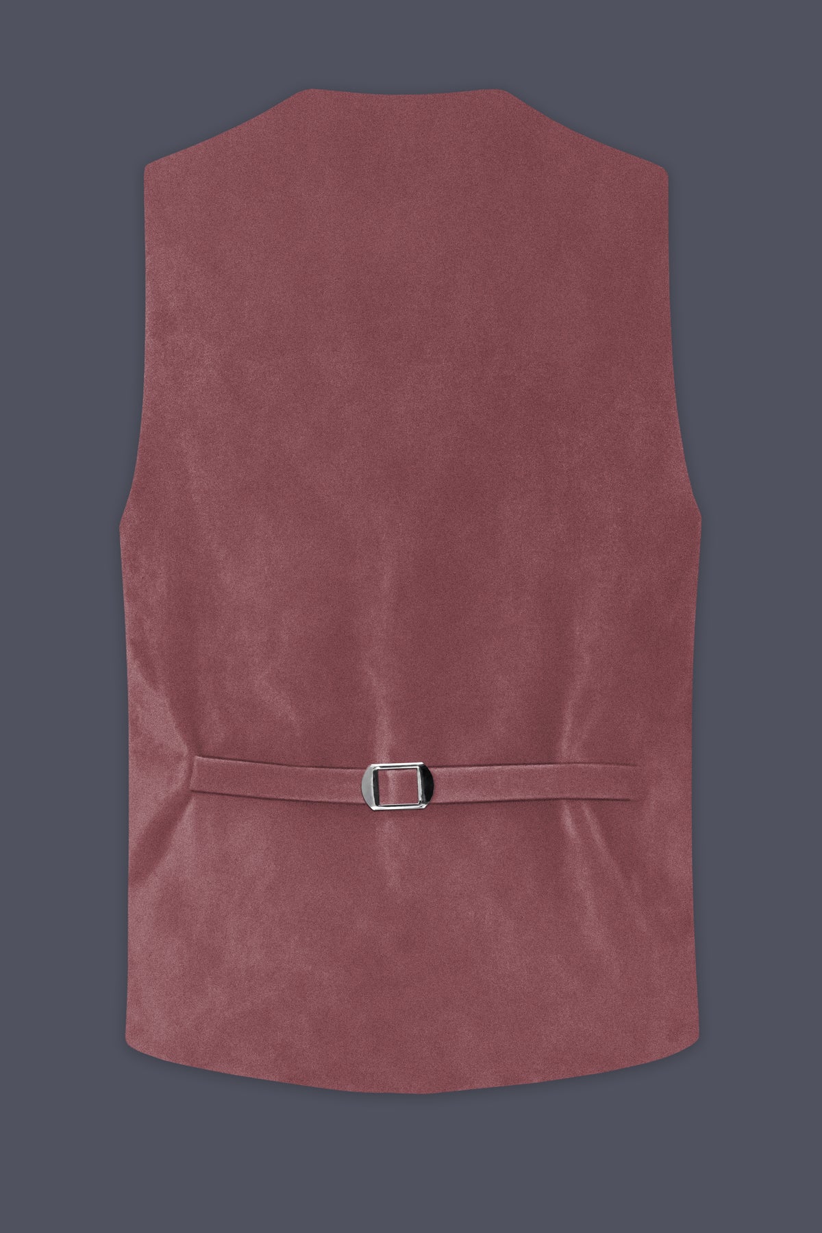 Blush-Pastel Peach Velvet Waistcoat