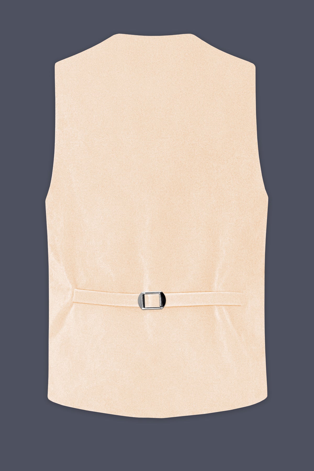 Opaline-Off White Velvet Waistcoat