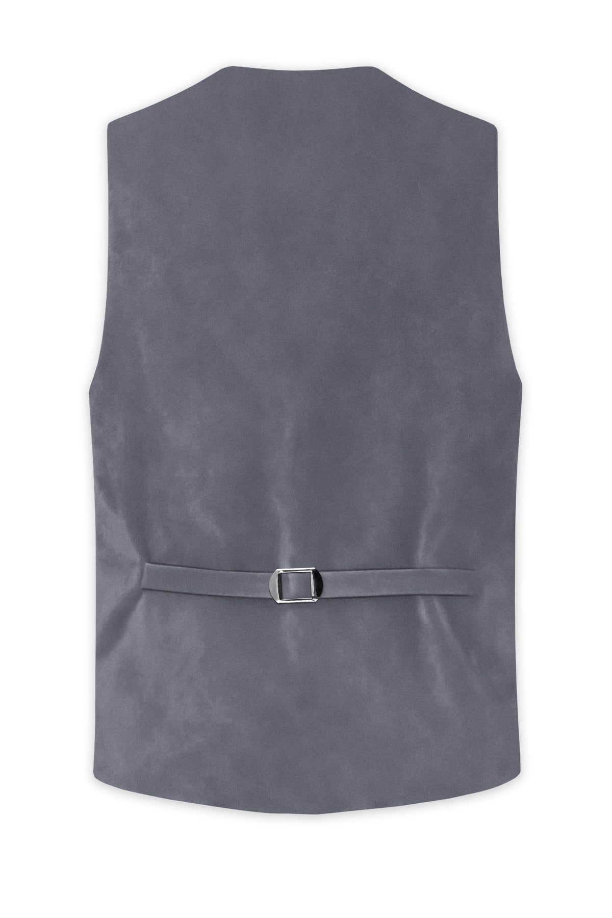 Velluto-Tuna Gray Velvet Waistcoat