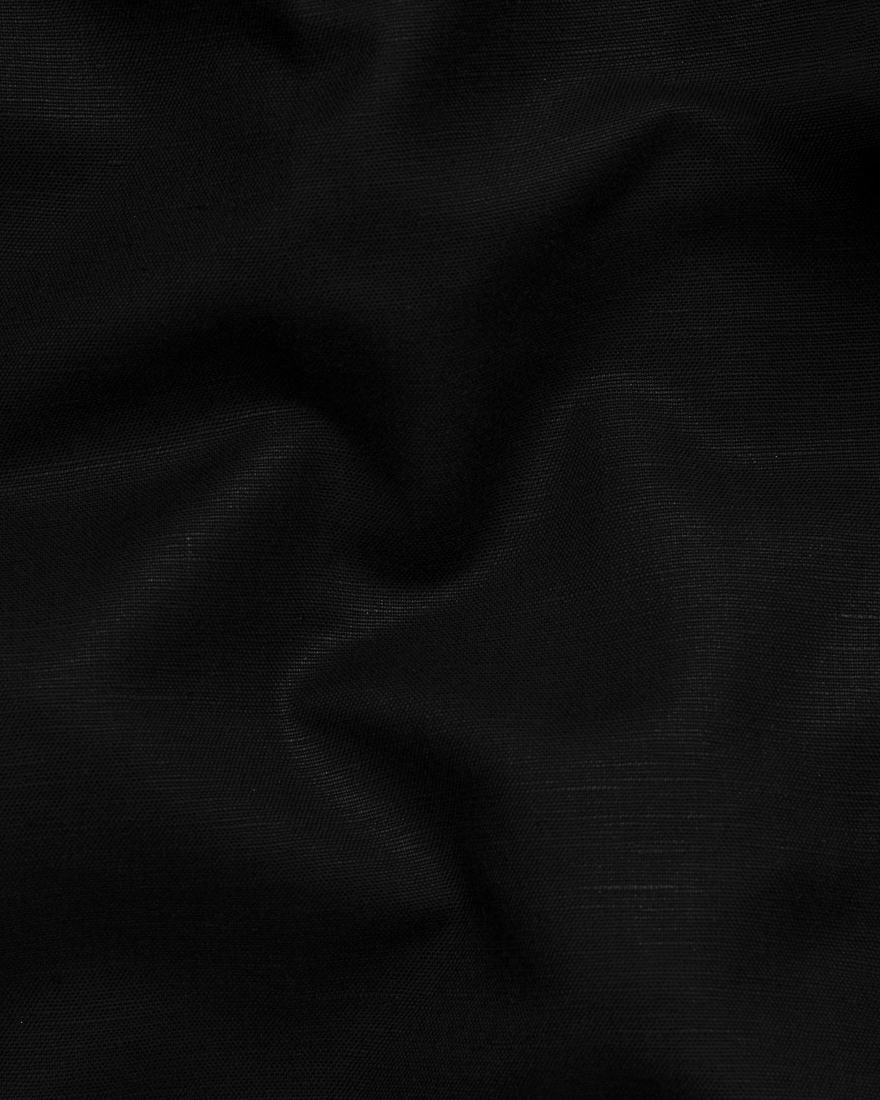 Jade Black Luxurious Linen Women's Blazer