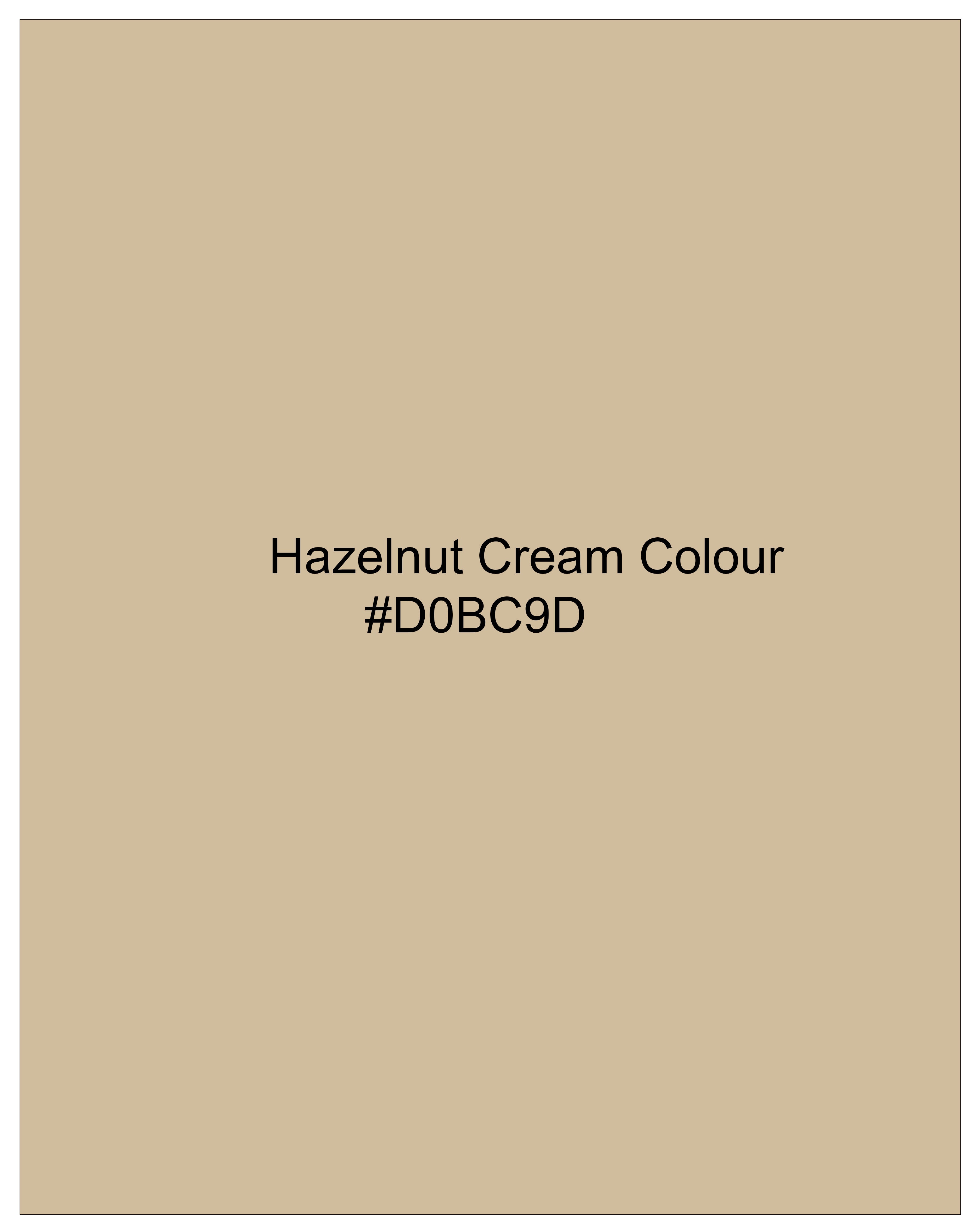 Hazelnut Cream Subtle Sheen Wool rich Nehru Jacket