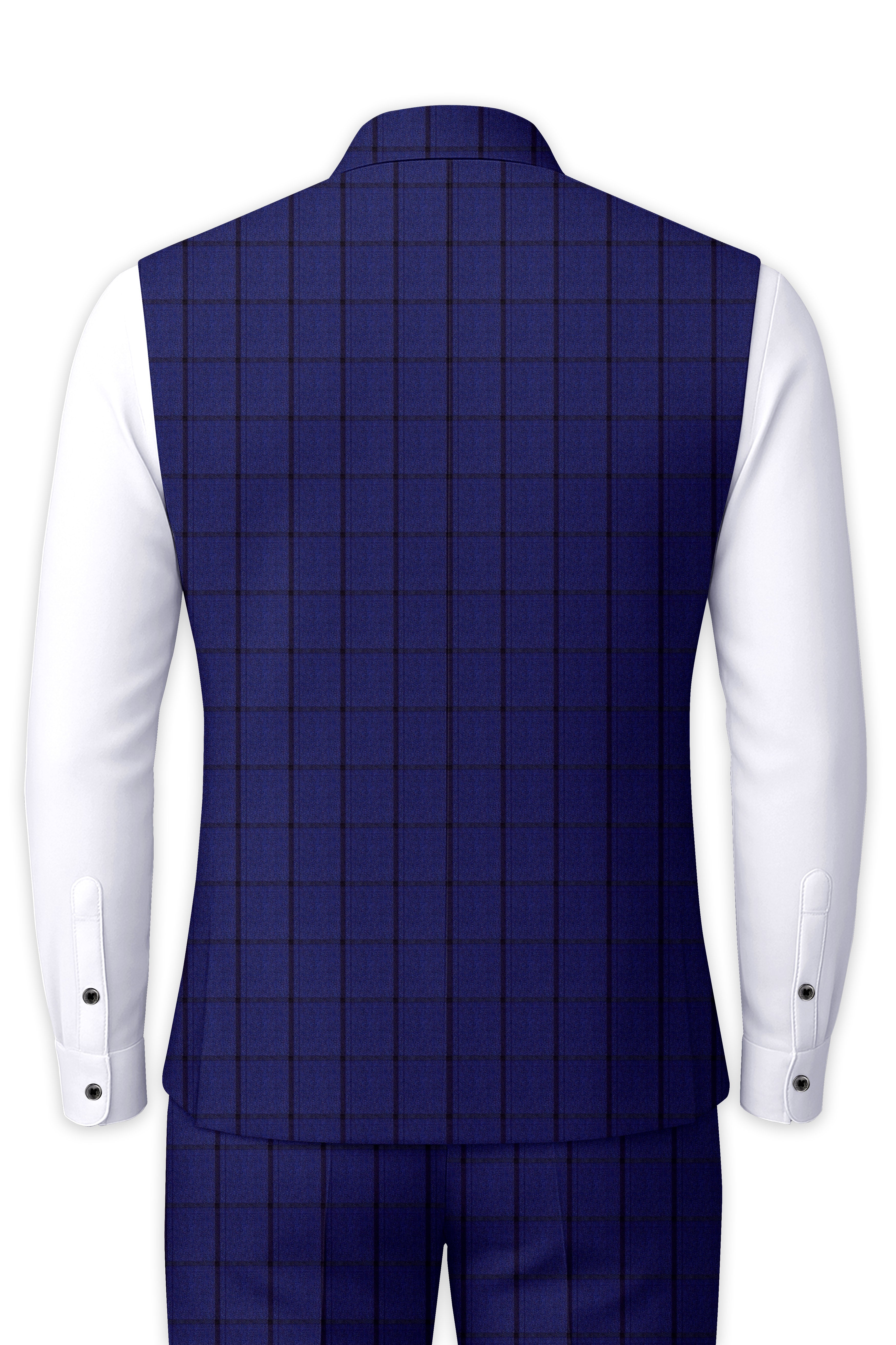 Dark Blue Nehru Jacket
