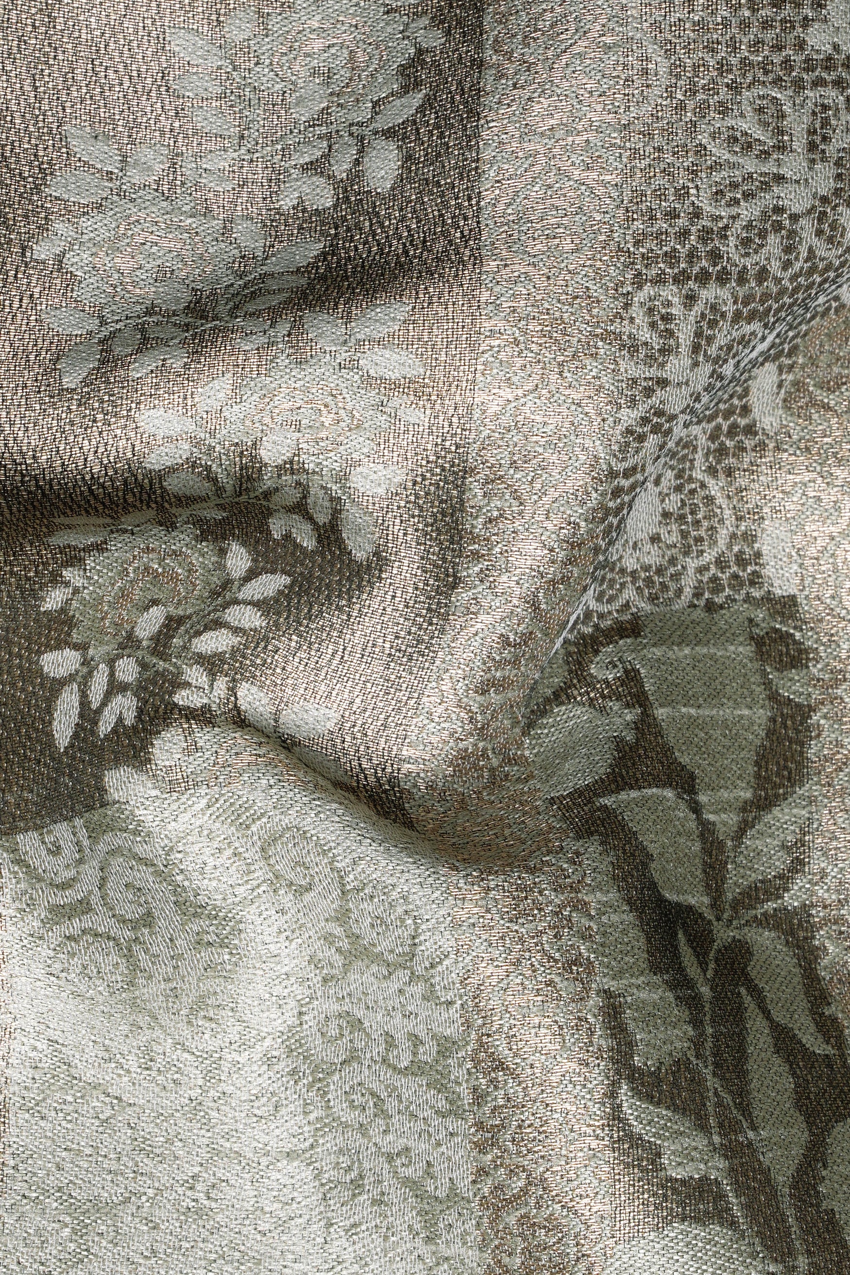 Nomad and Armadillo Brown Geometric Jacquard Textured Designer Nehru Jacket WC3478-36, WC3478-38, WC3478-40, WC3478-42, WC3478-44, WC3478-46, WC3478-48, WC3478-50, WC3478-52, WC3478-54, WC3478-56, WC3478-58, WC3478-60