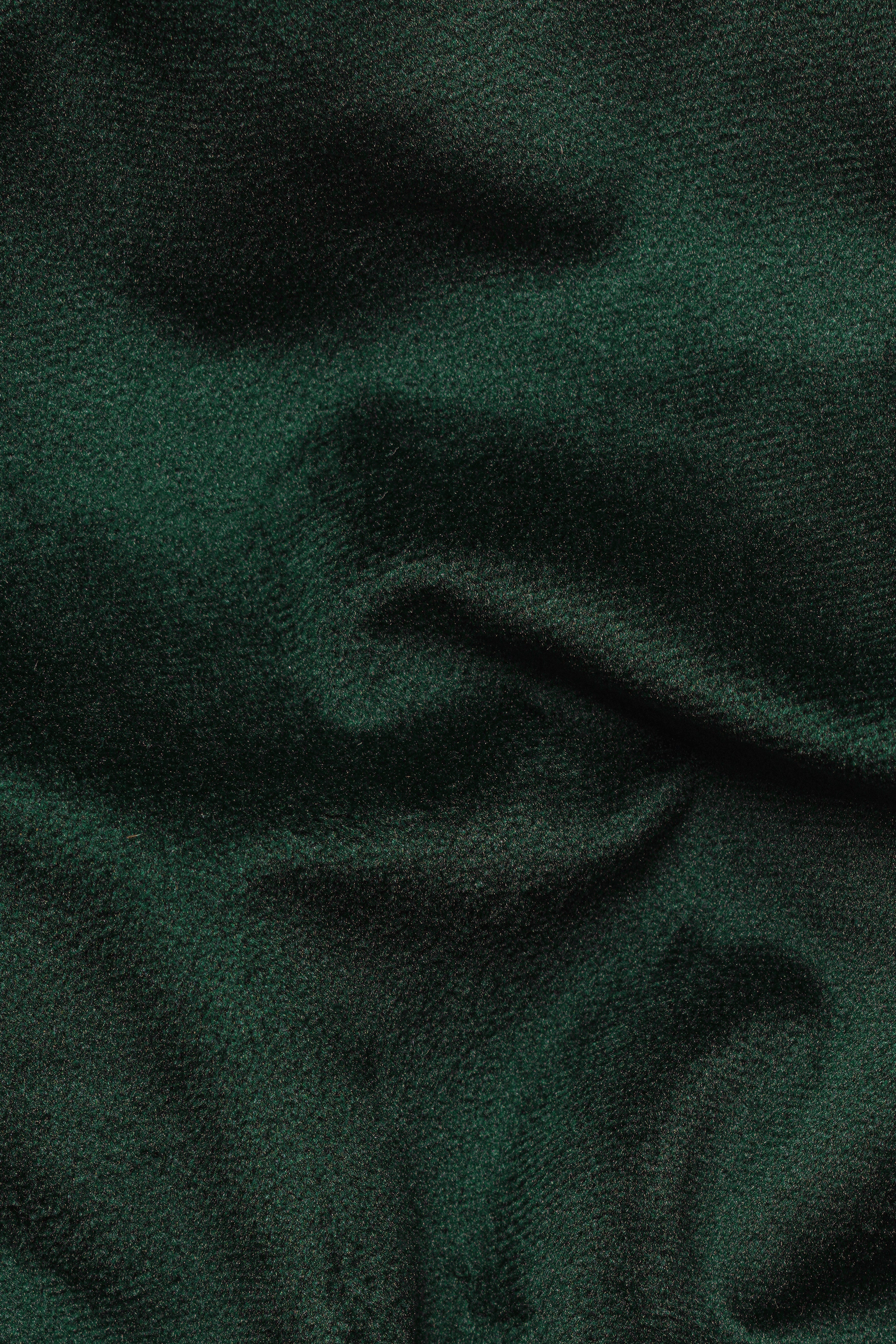 Green Velvet Nehru Jacket