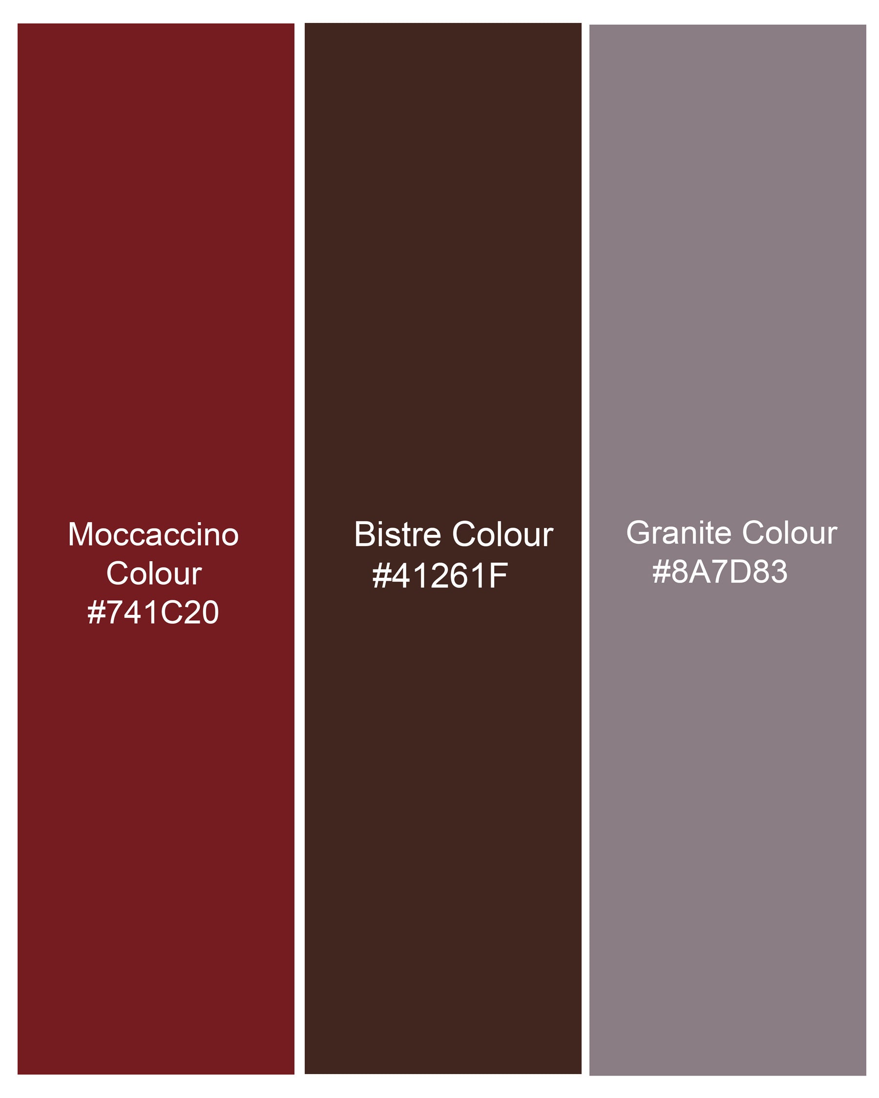 Granite Gray with Moccaccino Red Super Soft Premium Cotton Thigh Length Dress WD035-32, WD035-34, WD035-36, WD035-38, WD035-40, WD035-42