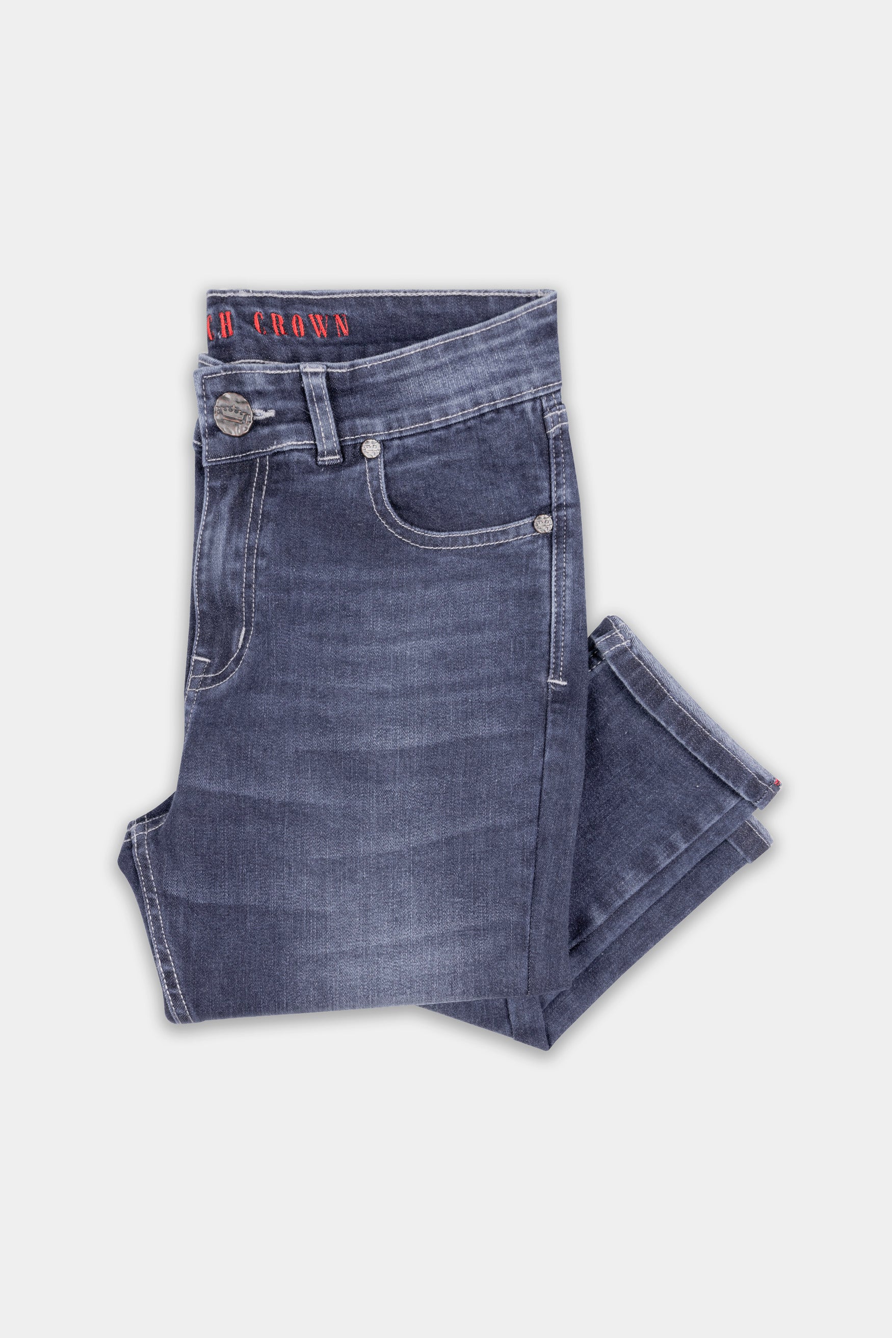 Women's Skinny Fit Tuna Blue Stone Wash Ankle Length Stretchable Denim