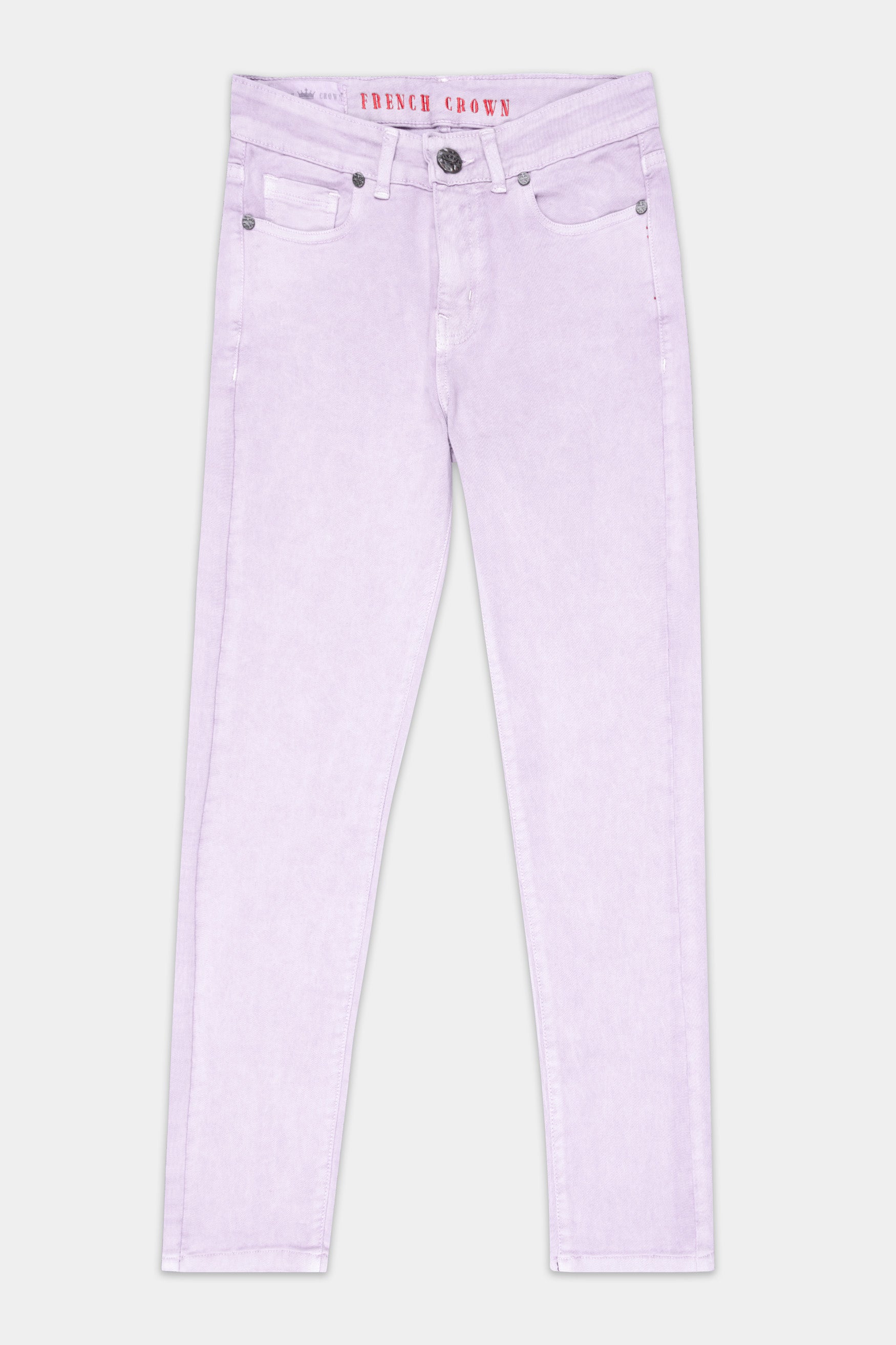 Women’s Skinny Fit Amethyst Lavender Rinse Wash Ankle Length Stretchable Denim