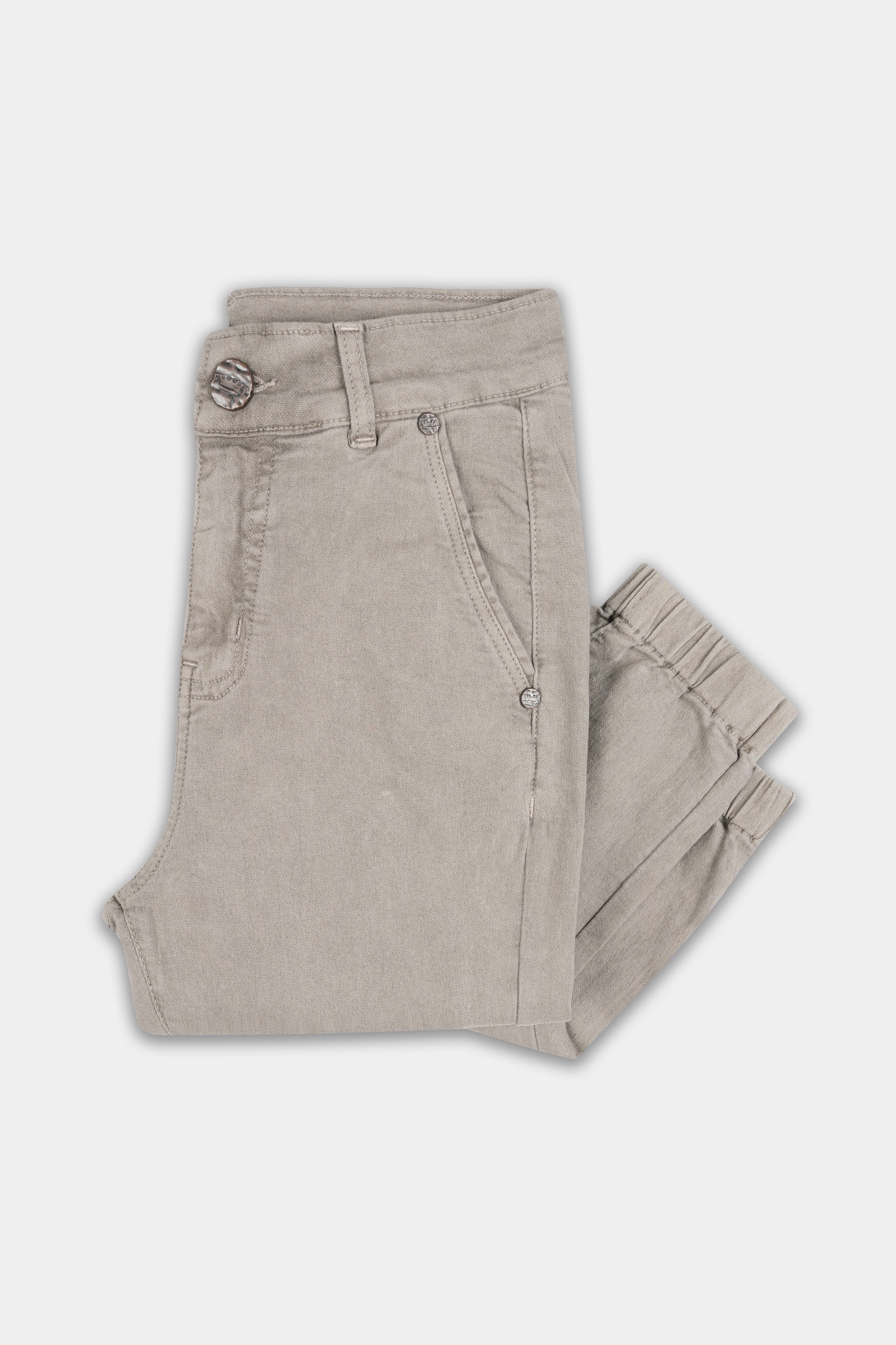Women’s Skinny Fit Bronco Brown Stone Wash Stretchable Denim