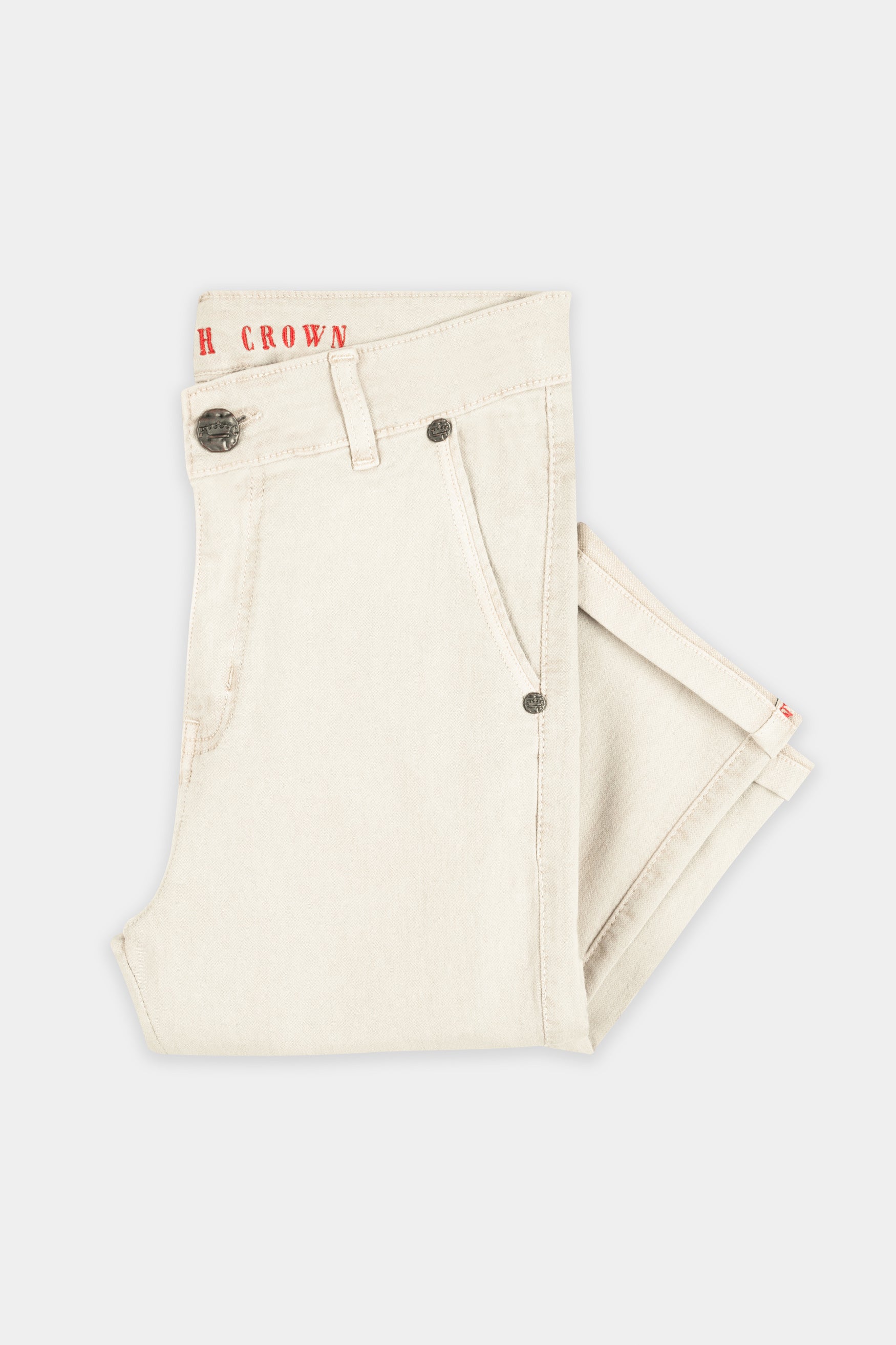 Women’s Skinny Fit Dust Storm Beige Rinse Wash Stretchable Denim