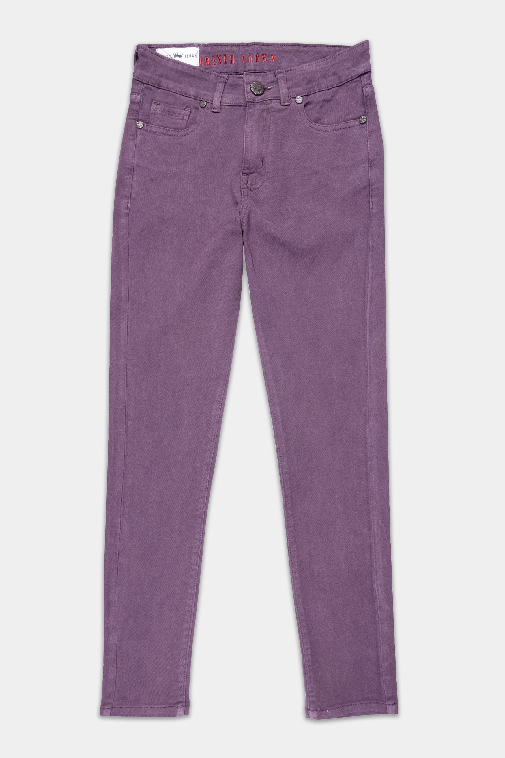 Women’s Skinny Fit Byzantium Purple Rinse Wash Ankle Length Stretchable Denim