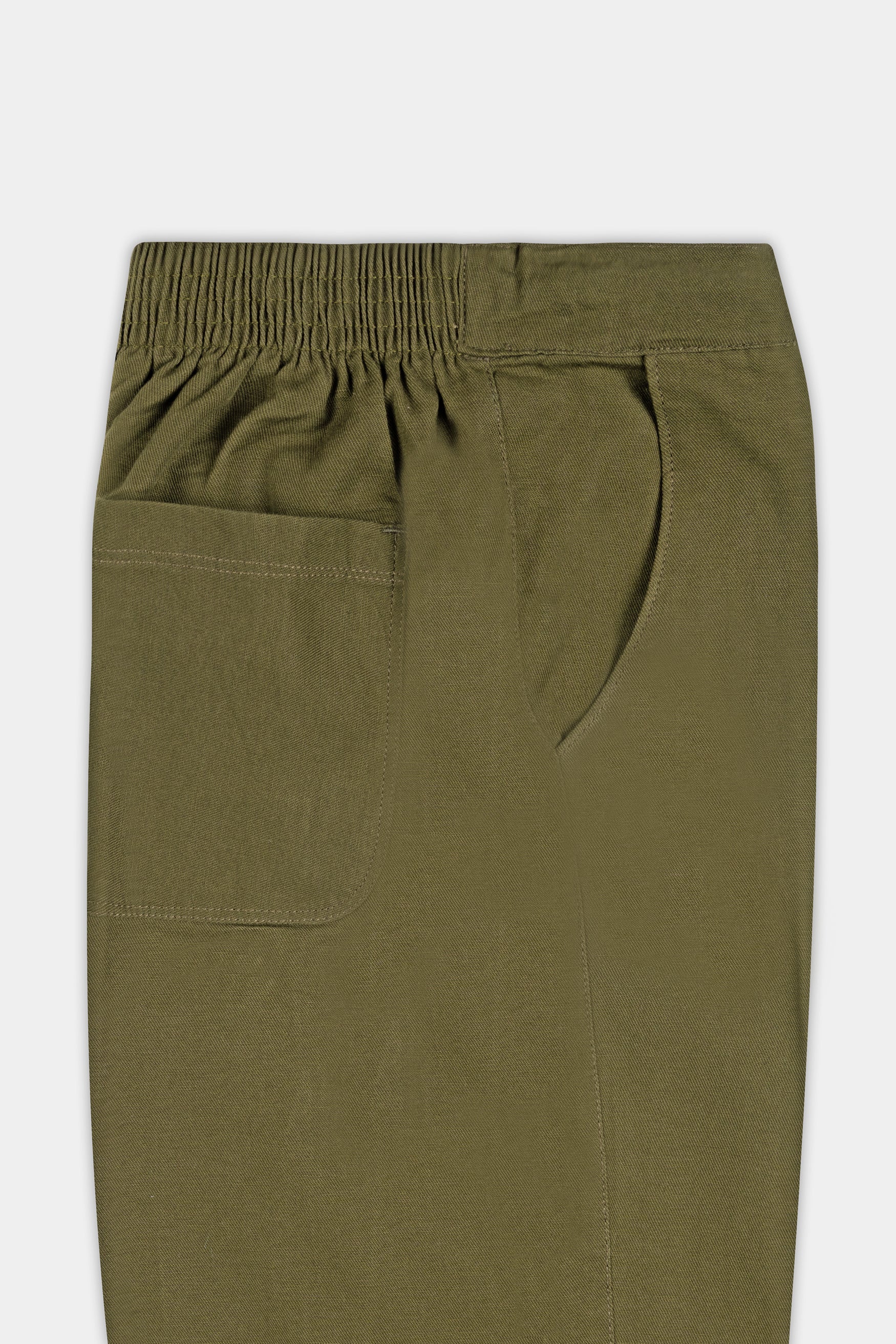 Hemlock Green Ankle Length Premium Cotton Palazzo