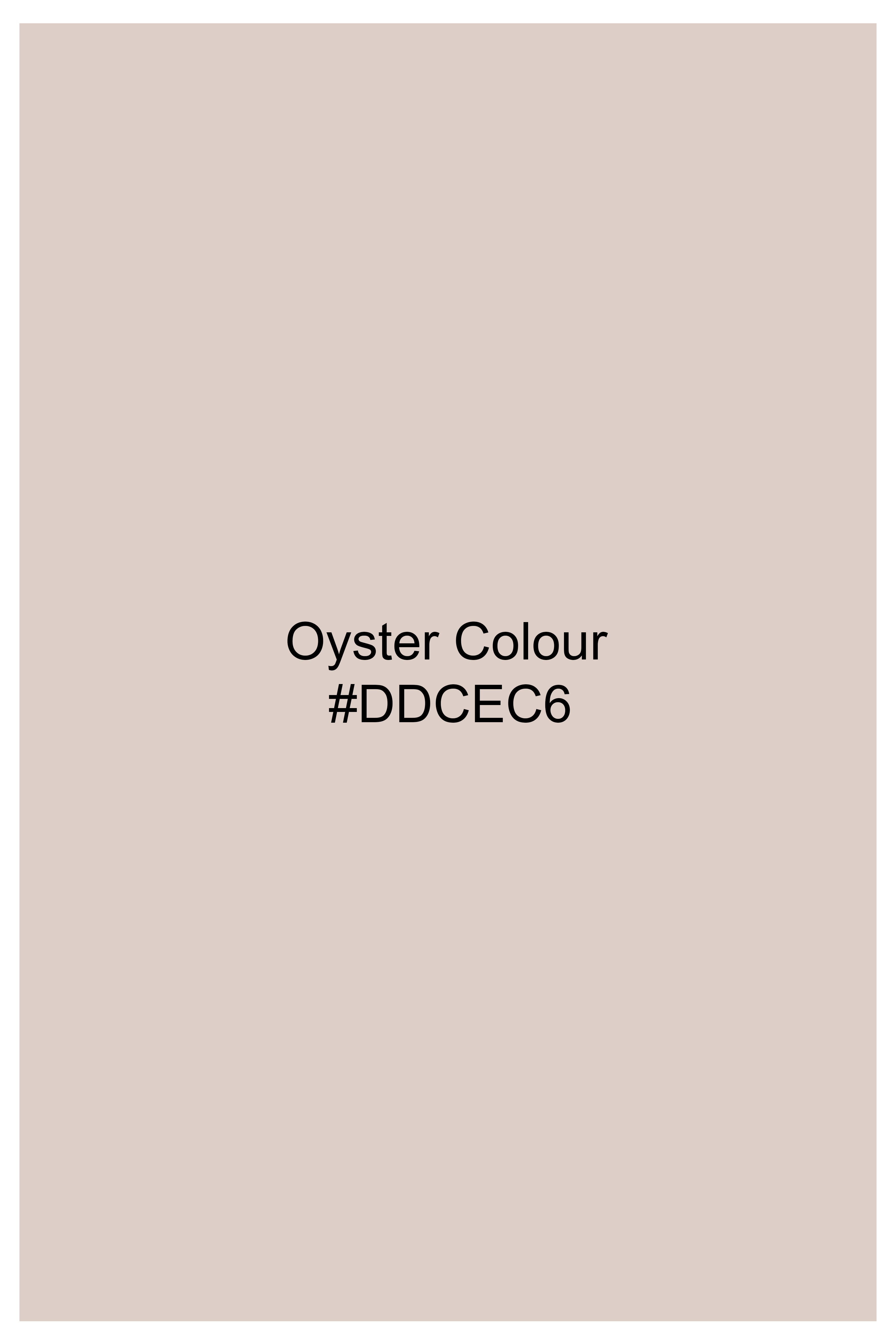 Oyster Beige Women Denim Shorts