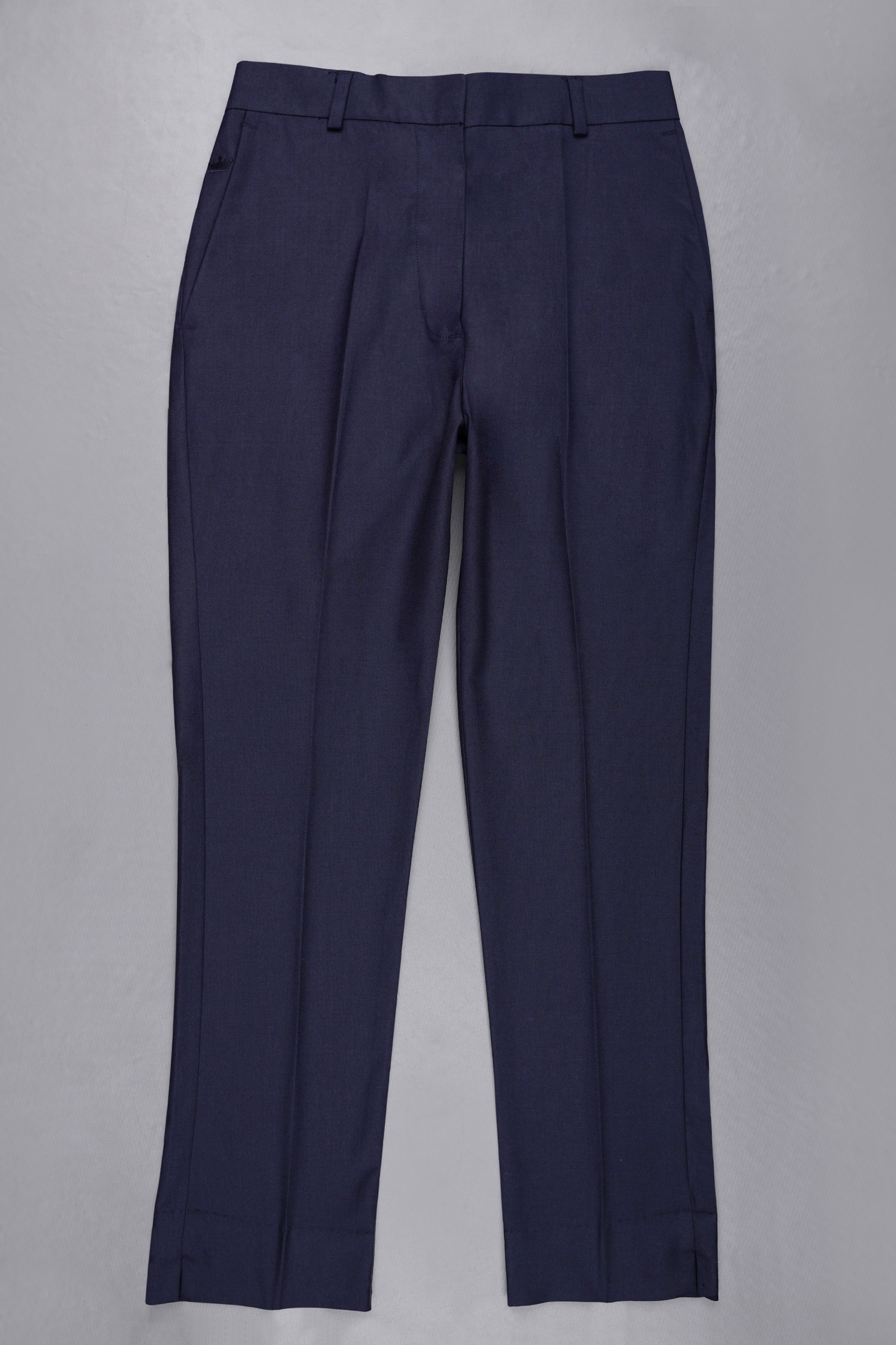 Charade Blue Subtle Sheen Women's Pant