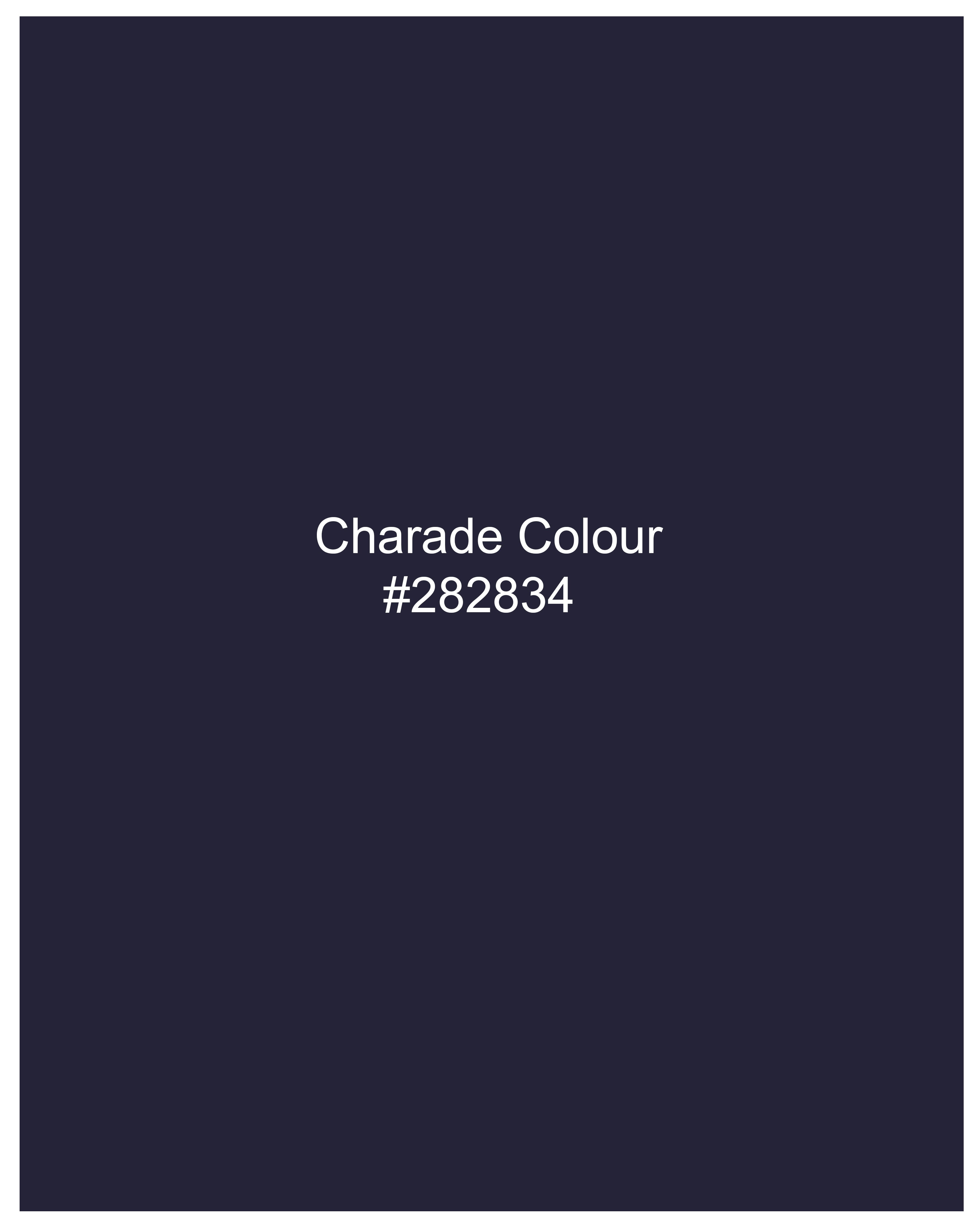 Charade Blue Subtle Sheen Women's Pant