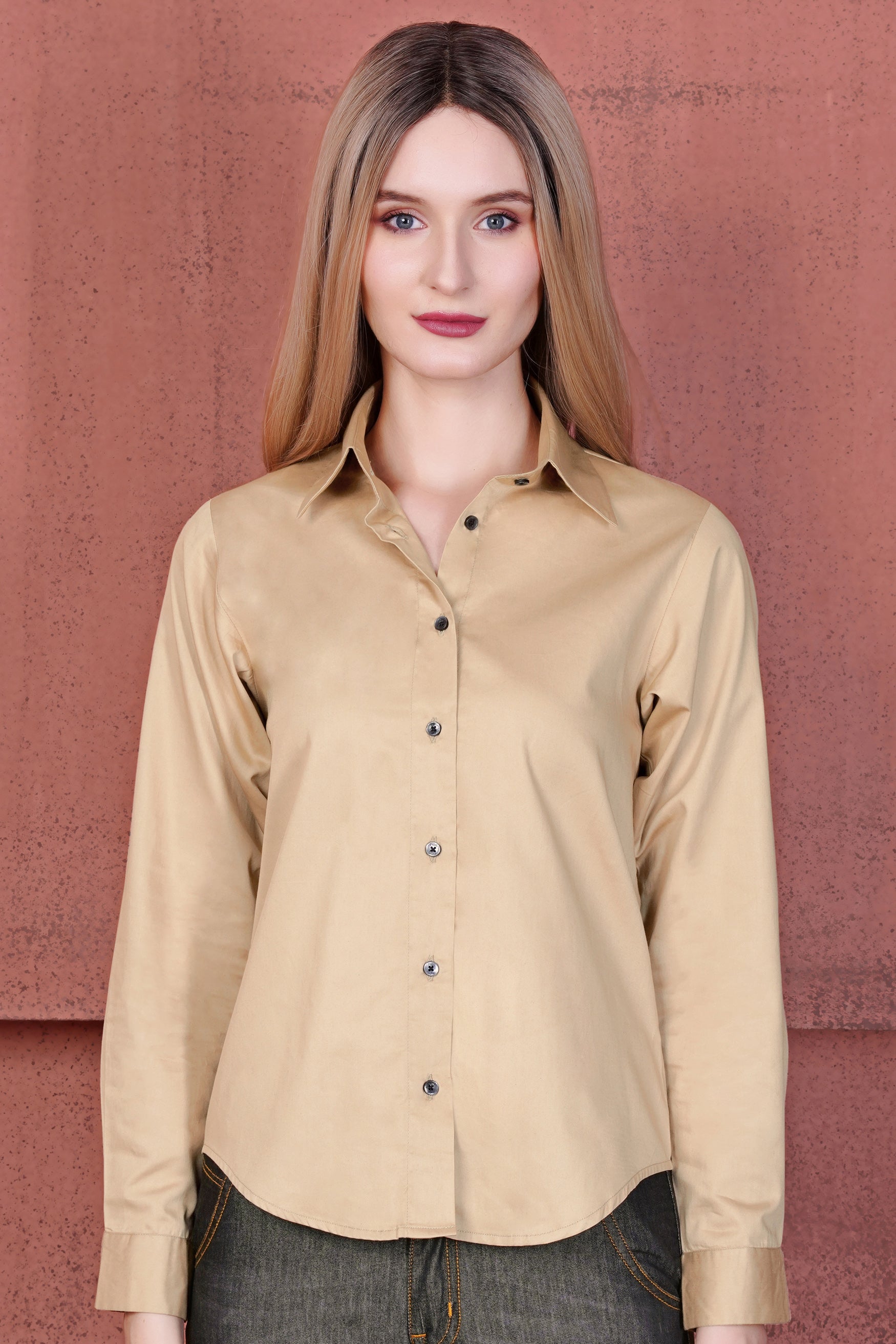 Rodeo Dust Beige Premium Cotton Shirt