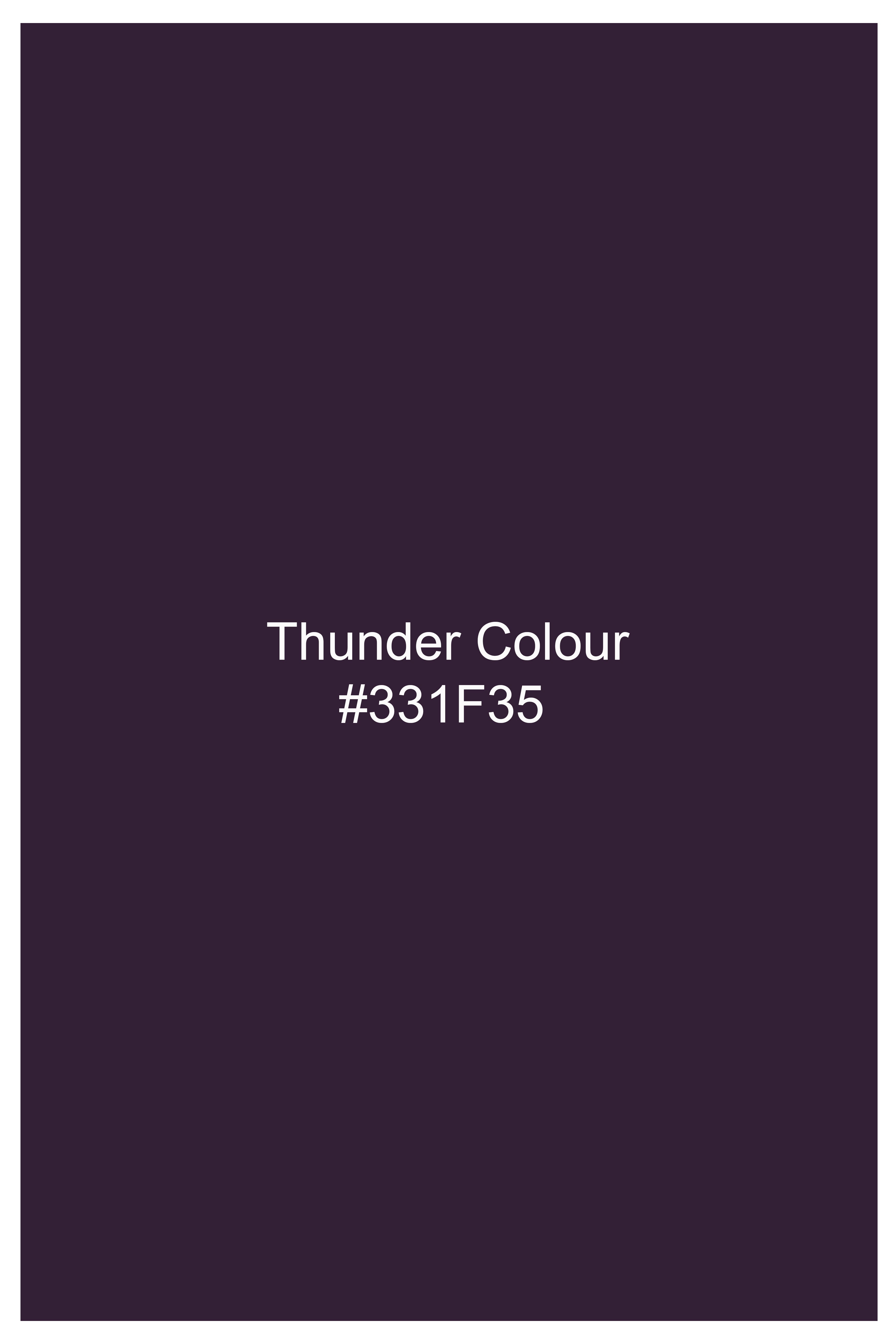 Thunder Purple Premium Cotton Shirt