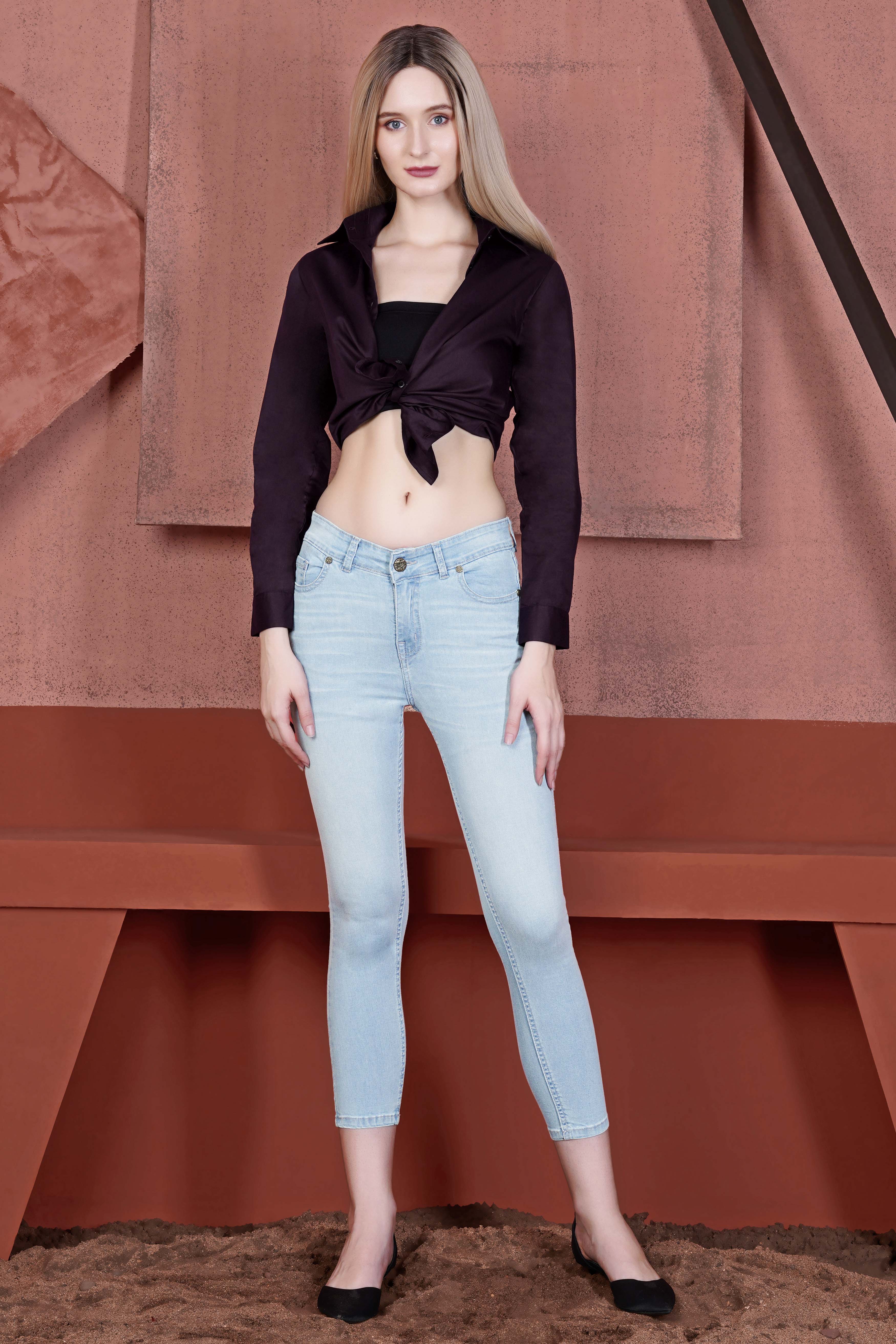 Thunder Purple Premium Cotton Shirt