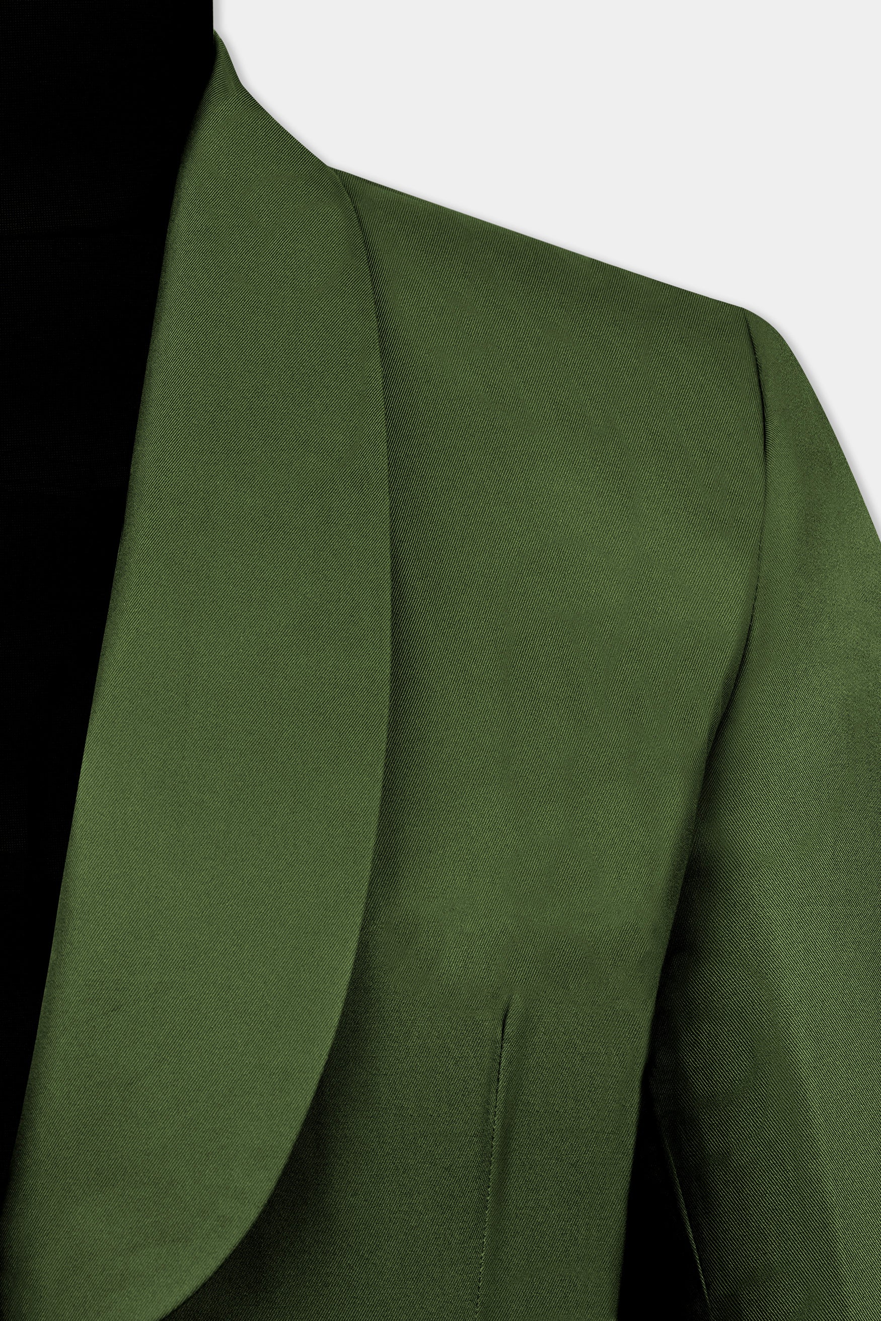 Forest Green Wool Rich Women’s Designer Tuxedo Suit