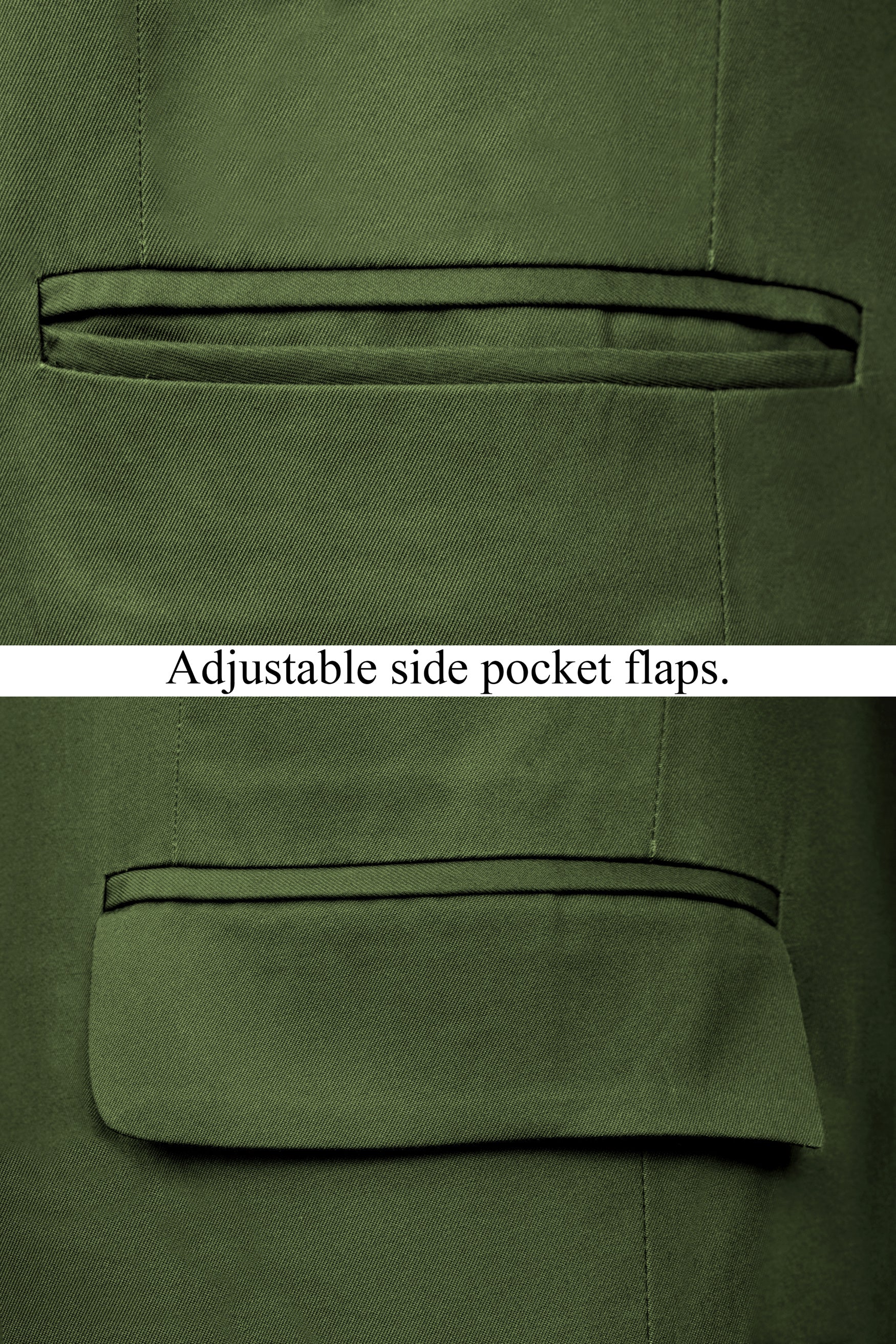 Juniper Green Wool Rich Women’s Designer Tuxedo Suit