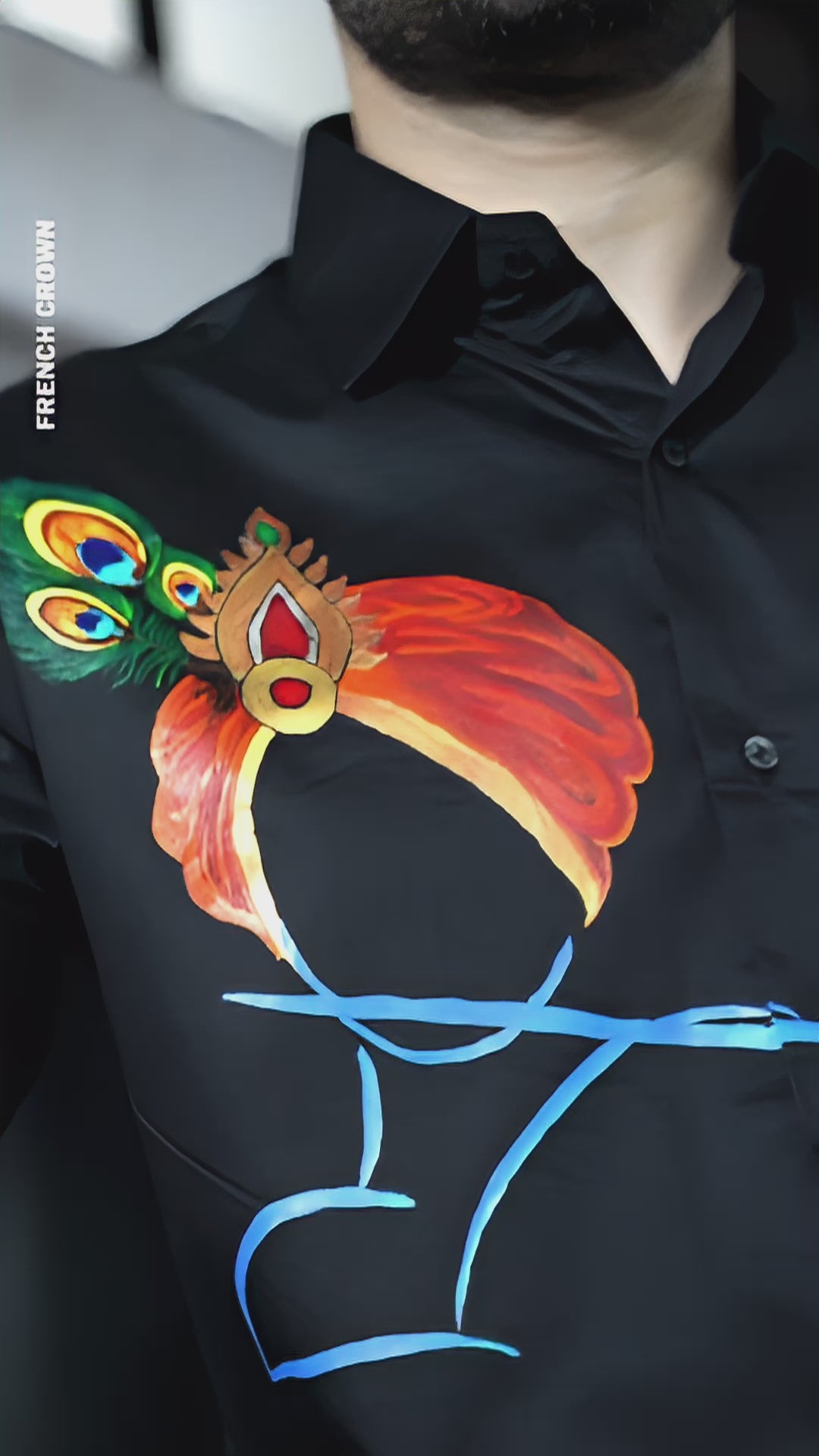 Jade Black Shree Krishna Printed Super Soft Premium Cotton Designer Shirt 1312-BLK-RPRT83-38, 1312-BLK-RPRT83-H-38, 1312-BLK-RPRT83-39, 1312-BLK-RPRT83-H-39, 1312-BLK-RPRT83-40, 1312-BLK-RPRT83-H-40, 1312-BLK-RPRT83-42, 1312-BLK-RPRT83-H-42, 1312-BLK-RPRT83-44, 1312-BLK-RPRT83-H-44, 1312-BLK-RPRT83-46, 1312-BLK-RPRT83-H-46, 1312-BLK-RPRT83-48, 1312-BLK-RPRT83-H-48, 1312-BLK-RPRT83-50, 1312-BLK-RPRT83-H-50, 1312-BLK-RPRT83-52, 1312-BLK-RPRT83-H-52