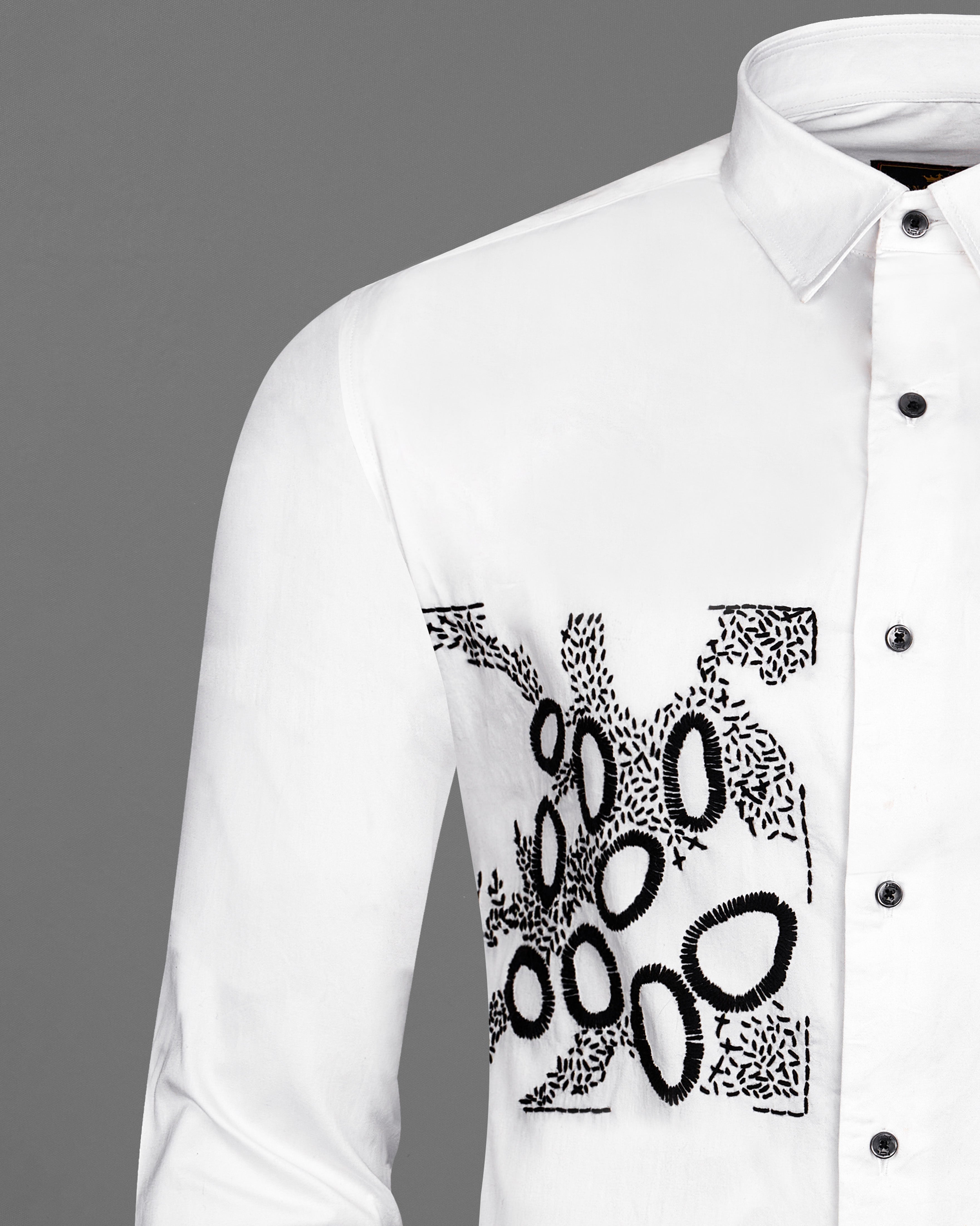 Bright White Subtle Sheen with Black Embroidered Super Soft Premium Cotton Shirt 1062-BLK-E020-38,1062-BLK-E020-H-38,1062-BLK-E020-39,1062-BLK-E020-H-39,1062-BLK-E020-40,1062-BLK-E020-H-40,1062-BLK-E020-42,1062-BLK-E020-H-42,1062-BLK-E020-44,1062-BLK-E020-H-44,1062-BLK-E020-46,1062-BLK-E020-H-46,1062-BLK-E020-48,1062-BLK-E020-H-48,1062-BLK-E020-50,1062-BLK-E020-H-50,1062-BLK-E020-52,1062-BLK-E020-H-52