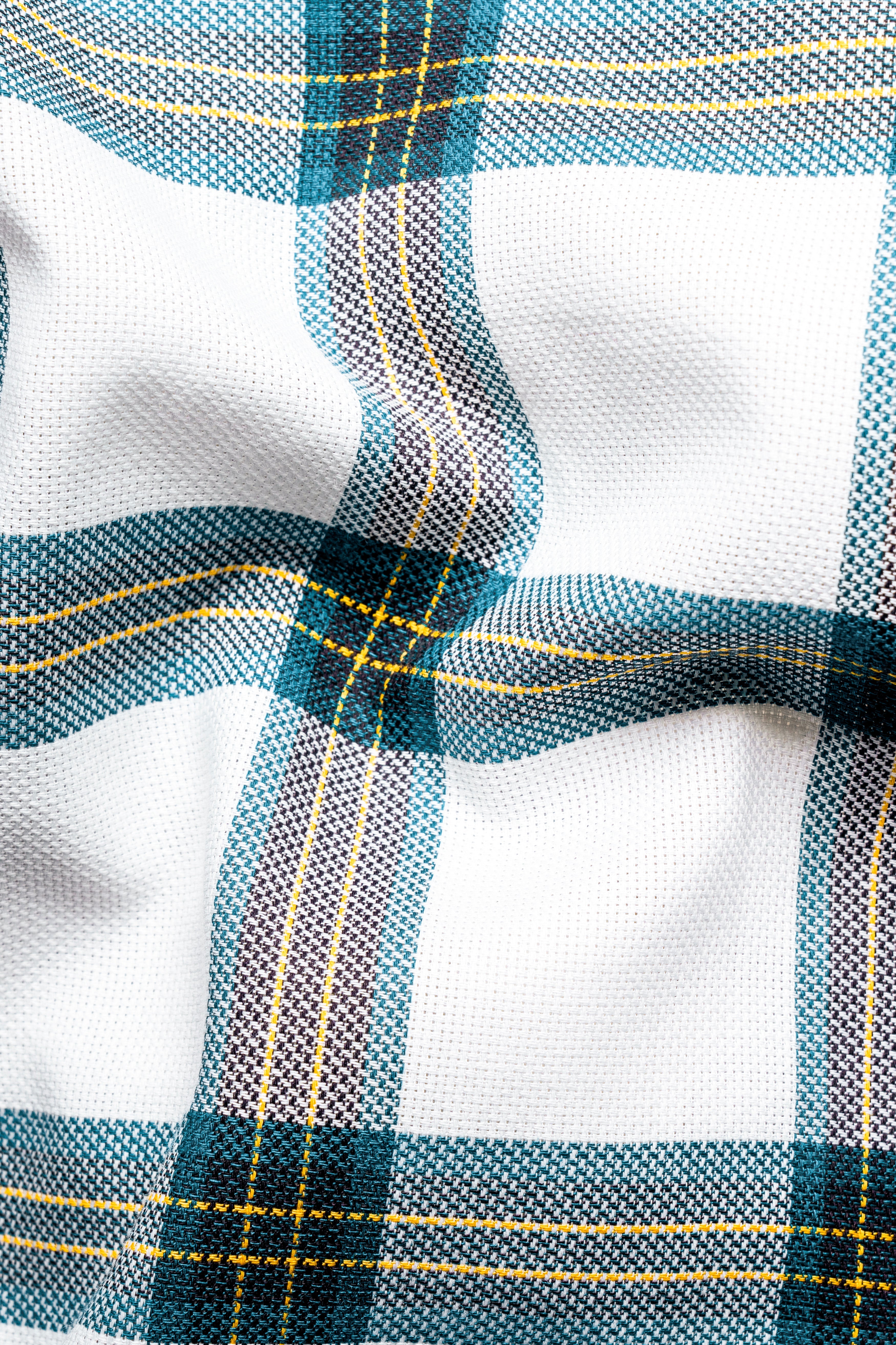 Bright White Multicolor Checkered Dobby Textured Premium Giza Cotton Shirt 12452-CA-38, 12452-CA-H-38, 12452-CA-39, 12452-CA-H-39, 12452-CA-40, 12452-CA-H-40, 12452-CA-42, 12452-CA-H-42, 12452-CA-44, 12452-CA-H-44, 12452-CA-46, 12452-CA-H-46, 12452-CA-48, 12452-CA-H-48, 12452-CA-50, 12452-CA-H-50, 12452-CA-52, 12452-CA-H-52
