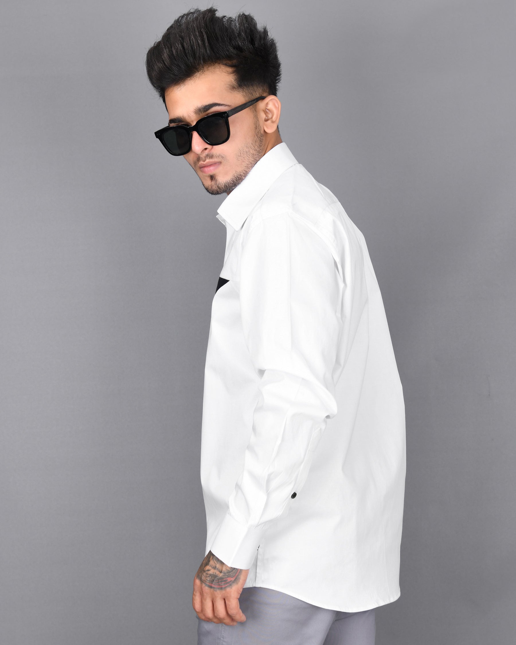 Bright White Subtle Sheen Tringle Block Patterned Chest Super Soft Giza Cotton Shirt 2097BLK-P9-38, 2097BLK-P9-H-38, 2097BLK-P9-39, 2097BLK-P9-H-39, 2097BLK-P9-40, 2097BLK-P9-H-40, 2097BLK-P9-42, 2097BLK-P9-H-42, 2097BLK-P9-44, 2097BLK-P9-H-44, 2097BLK-P9-46, 2097BLK-P9-H-46, 2097BLK-P9-48, 2097BLK-P9-H-48, 2097BLK-P9-50, 2097BLK-P9-H-50, 2097BLK-P9-52, 2097BLK-P9-H-52