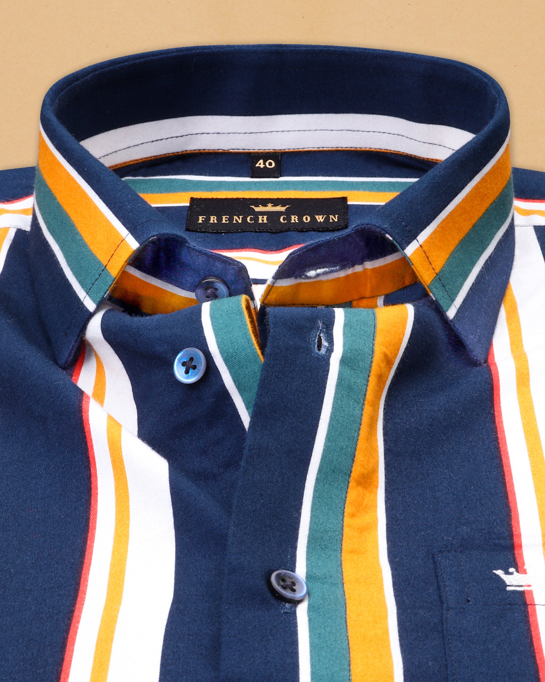 Colorful Broad Striped Super Soft Premium Cotton SHIRT