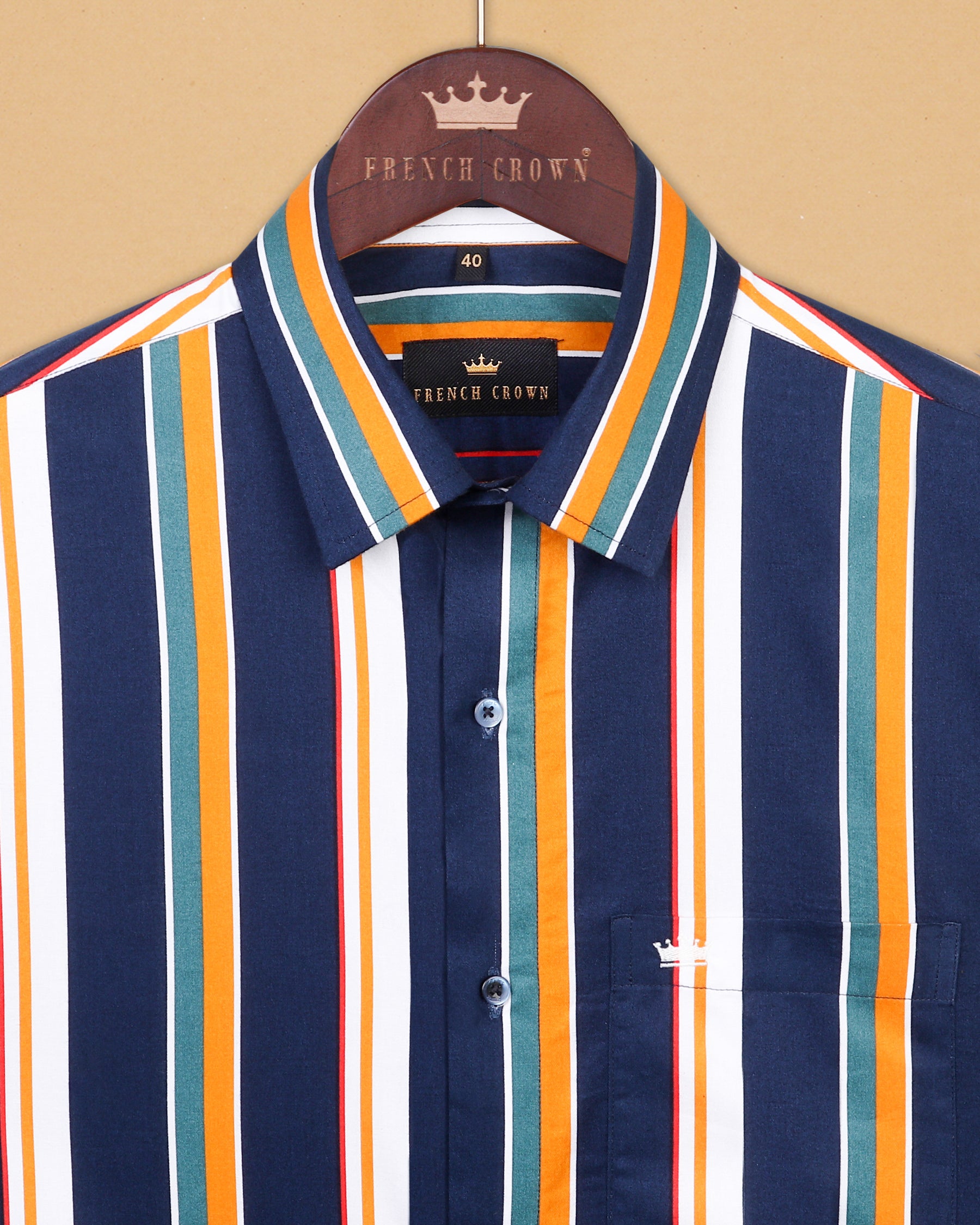 Colorful Broad Striped Super Soft Premium Cotton SHIRT