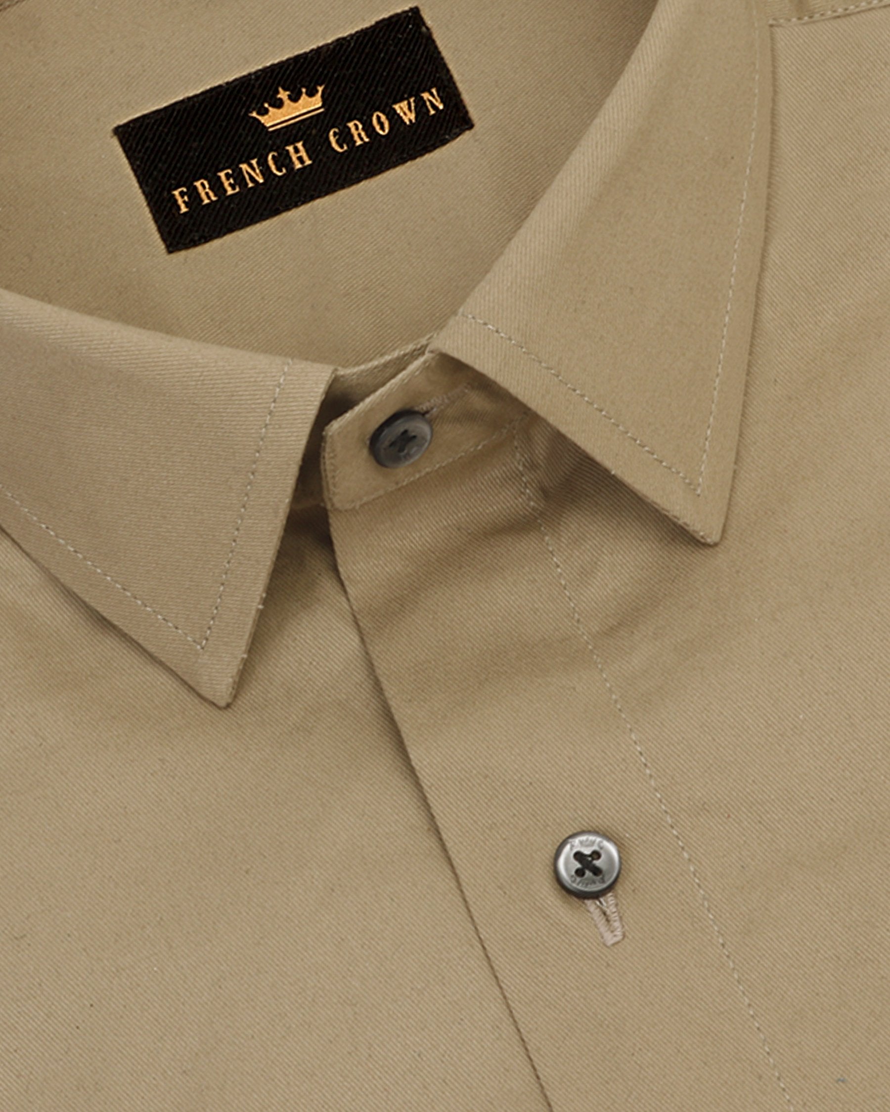 Tortilla Brown Premium Cotton Shirt