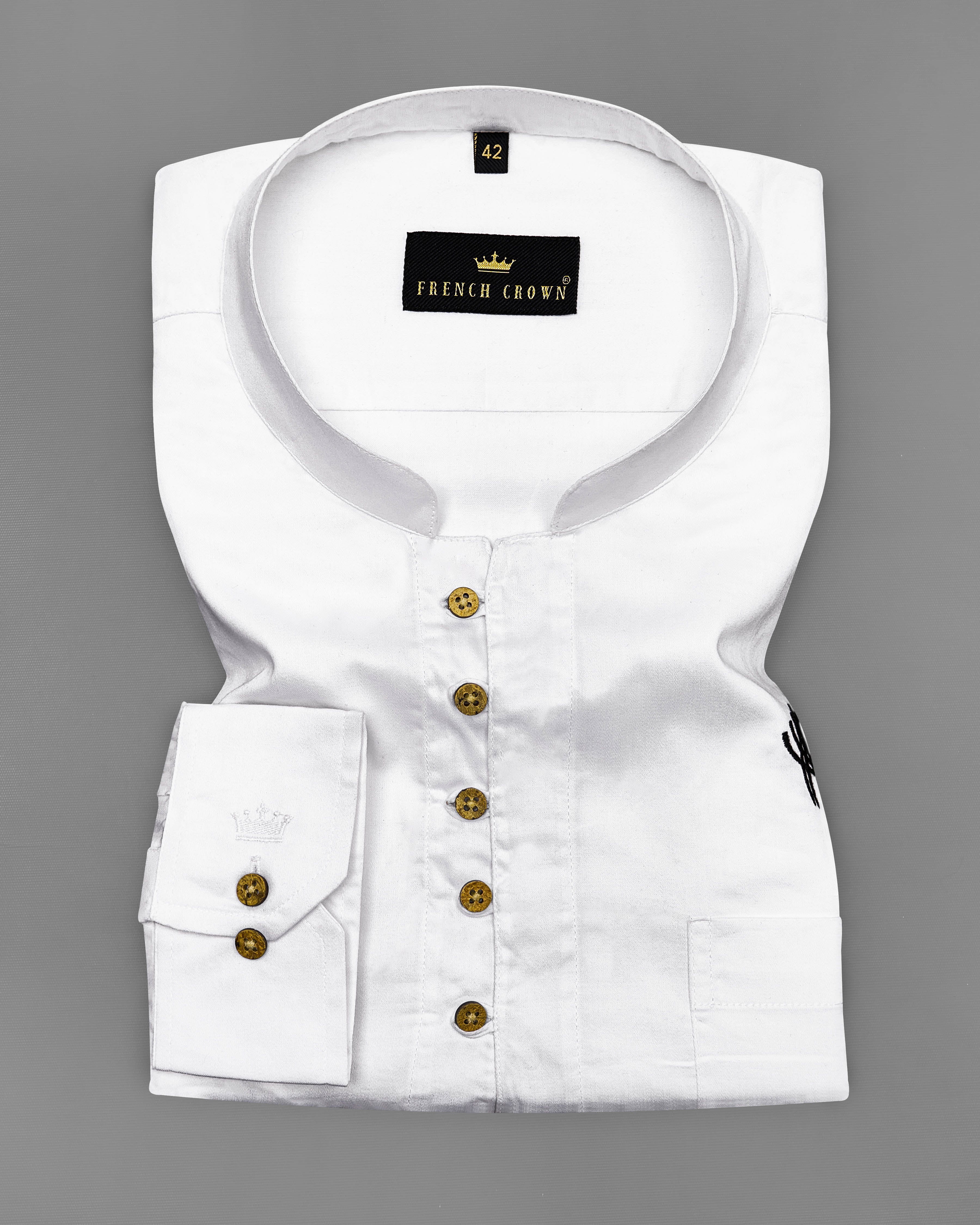 Bright White Subtle Sheen Music Sign Embroidered Super Soft Premium Cotton Kurta Shirt 2670-KS-E028-38,2670-KS-E028-H-38,2670-KS-E028-39,2670-KS-E028-H-39,2670-KS-E028-40,2670-KS-E028-H-40,2670-KS-E028-42,2670-KS-E028-H-42,2670-KS-E028-44,2670-KS-E028-H-44,2670-KS-E028-46,2670-KS-E028-H-46,2670-KS-E028-48,2670-KS-E028-H-48,2670-KS-E028-50,2670-KS-E028-H-50,2670-KS-E028-52,2670-KS-E028-H-52