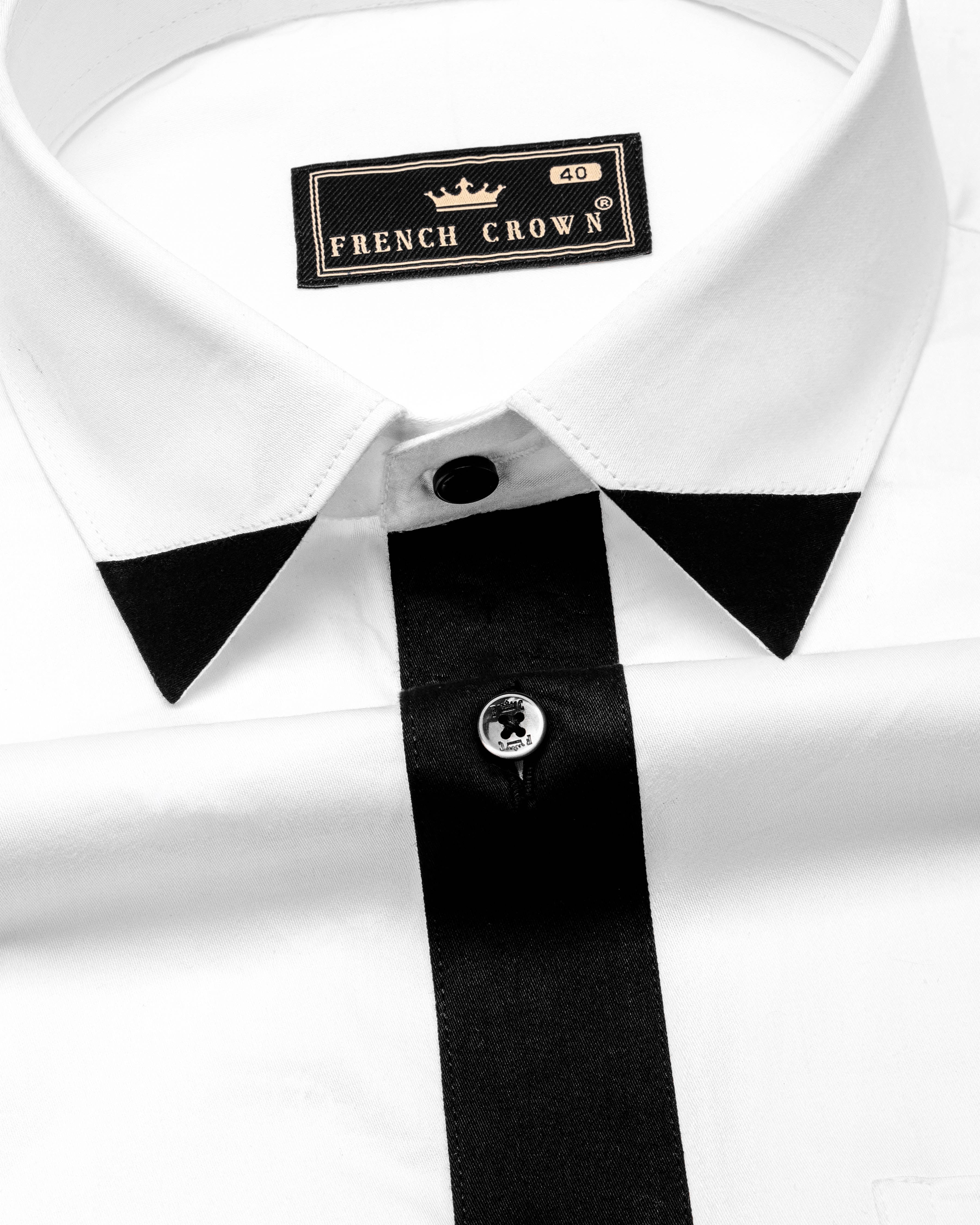 Bright White Subtle Sheen with Black Patterned Super Soft Giza Cotton SHIRT 2855BLK-P11-38, 2855BLK-P11-H-38, 2855BLK-P11-39, 2855BLK-P11-H-39, 2855BLK-P11-40, 2855BLK-P11-H-40, 2855BLK-P11-42, 2855BLK-P11-H-42, 2855BLK-P11-44, 2855BLK-P11-H-44, 2855BLK-P11-46, 2855BLK-P11-H-46, 2855BLK-P11-48, 2855BLK-P11-H-48, 2855BLK-P11-50, 2855BLK-P11-H-50, 2855BLK-P11-52, 2855BLK-P11-H-52