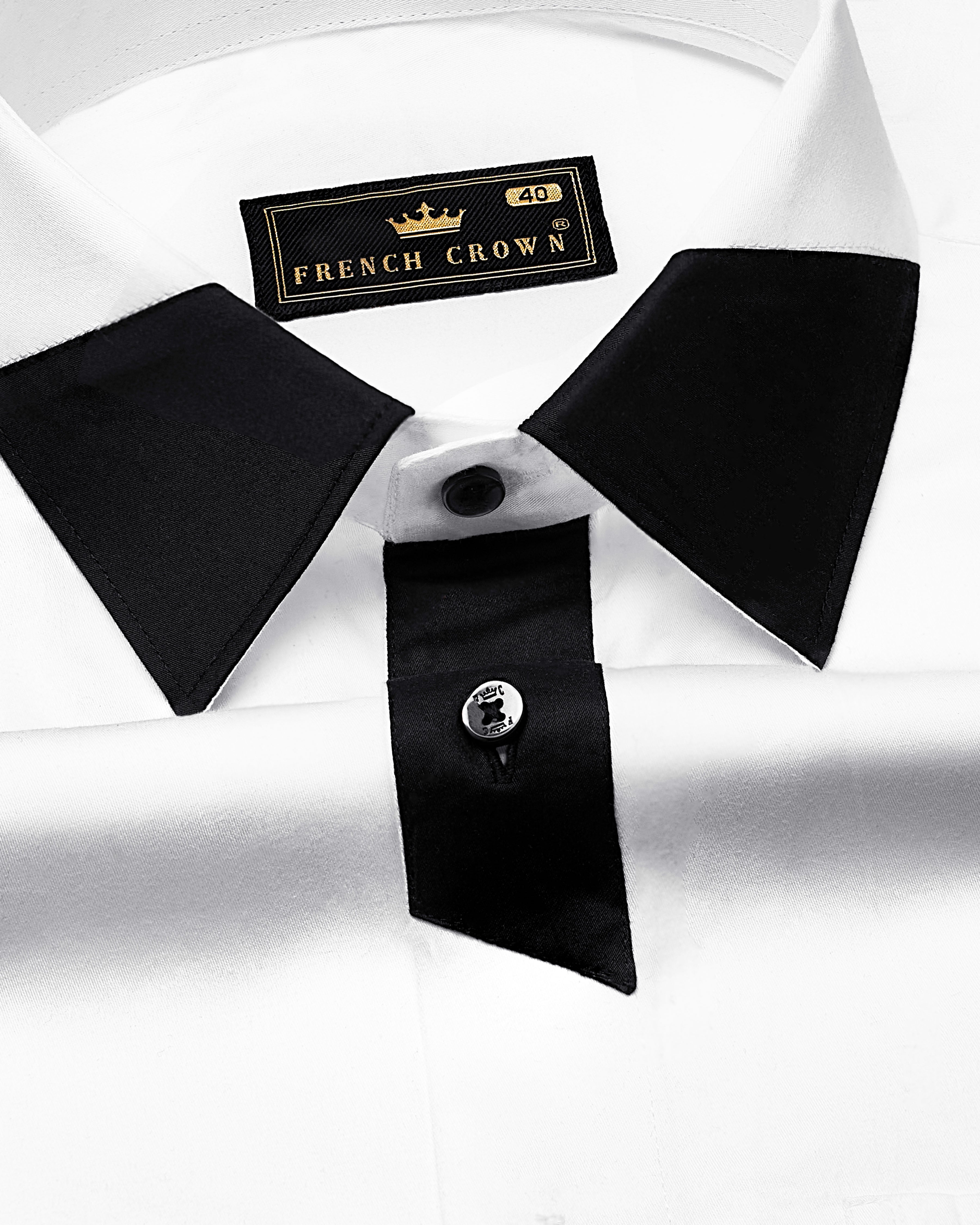 Bright White Subtle Sheen with Black Patch Patterned Designer Super Soft Giza Cotton SHIRT 3023BLK-P12-38, 3023BLK-P12-H-38, 3023BLK-P12-39, 3023BLK-P12-H-39, 3023BLK-P12-40, 3023BLK-P12-H-40, 3023BLK-P12-42, 3023BLK-P12-H-42, 3023BLK-P12-44, 3023BLK-P12-H-44, 3023BLK-P12-46, 3023BLK-P12-H-46, 3023BLK-P12-48, 3023BLK-P12-H-48, 3023BLK-P12-50, 3023BLK-P12-H-50, 3023BLK-P12-52, 3023BLK-P12-H-52