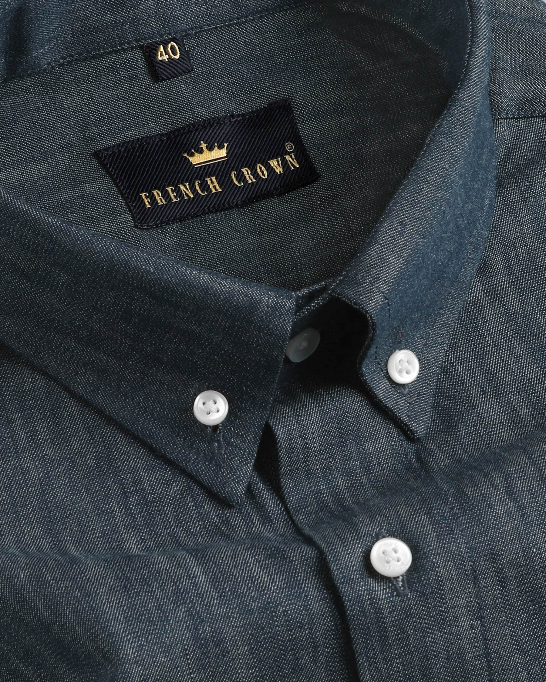 Denim Blue Premium Cotton Shirt 4046-BD-38, 4046-BD-H-38, 4046-BD-39, 4046-BD-H-39, 4046-BD-40, 4046-BD-H-40, 4046-BD-H-44, 4046-BD-42, 4046-BD-44, 4046-BD-46, 4046-BD-H-46, 4046-BD-H-48, 4046-BD-50, 4046-BD-H-50, 4046-BD-52, 4046-BD-H-52, 4046-BD-H-42, 4046-BD-48