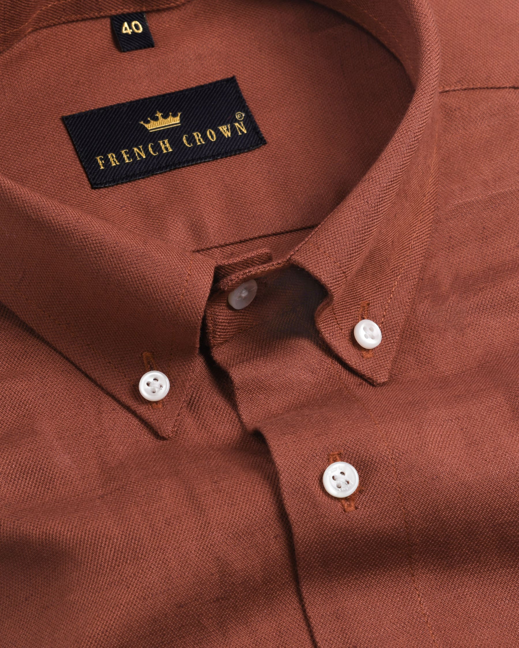 Copper Rust Heavyweight Luxurious Linen Shirt 4148-BD-38, 4148-BD-H-38, 4148-BD-39, 4148-BD-H-39, 4148-BD-40, 4148-BD-H-40, 4148-BD-50, 4148-BD-52, 4148-BD-H-50, 4148-BD-44, 4148-BD-H-44, 4148-BD-46, 4148-BD-H-46, 4148-BD-48, 4148-BD-42, 4148-BD-H-42, 4148-BD-H-48, 4148-BD-H-52