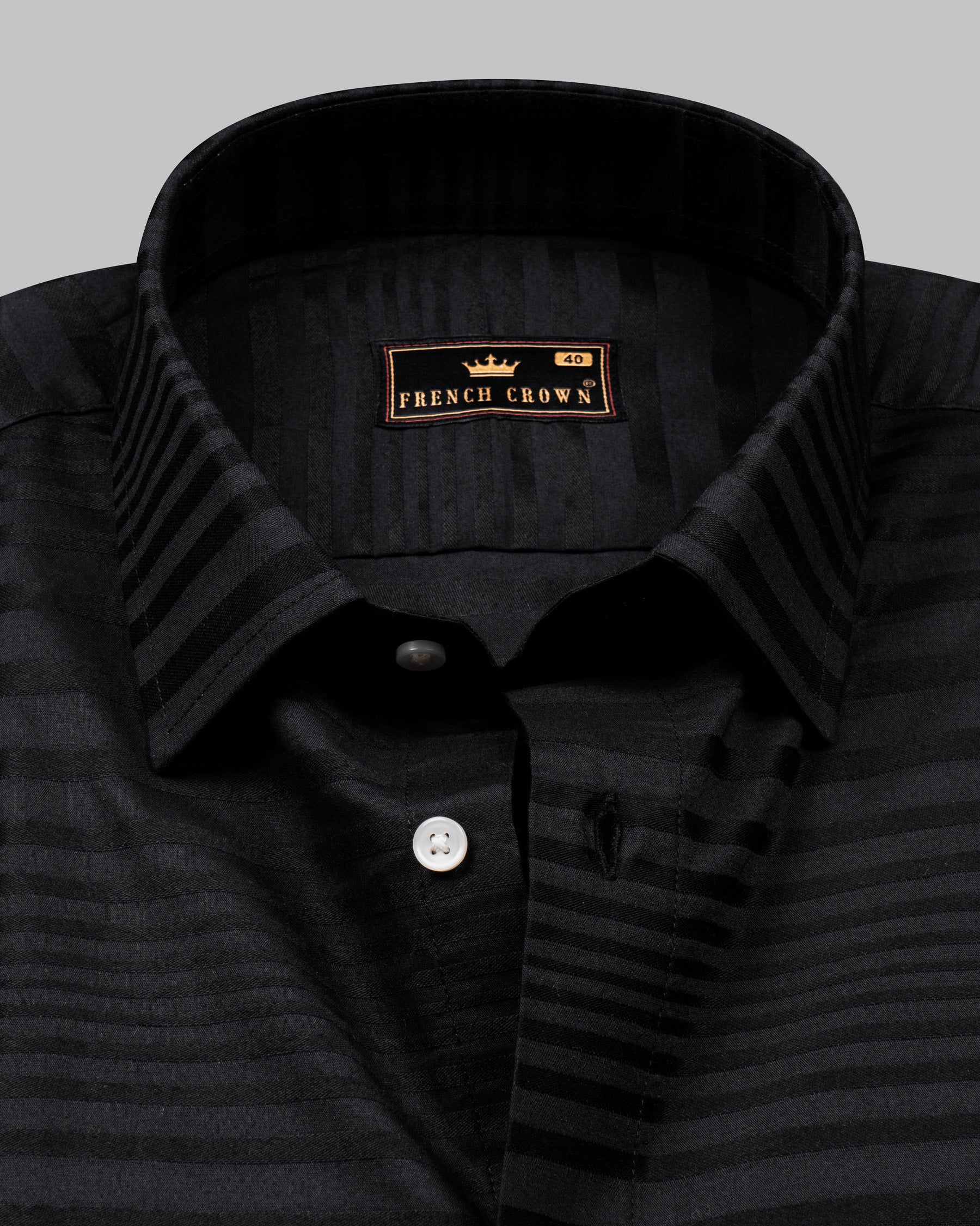 Shark Black Dobby Textured Premium Giza cotton Shirt 4552-40, 4552-H-40, 4552-H-50, 4552-52, 4552-42, 4552-H-39, 4552-48, 4552-H-42, 4552-38, 4552-H-38, 4552-39, 4552-44, 4552-H-44, 4552-46, 4552-H-46, 4552-H-48, 4552-50, 4552-H-52