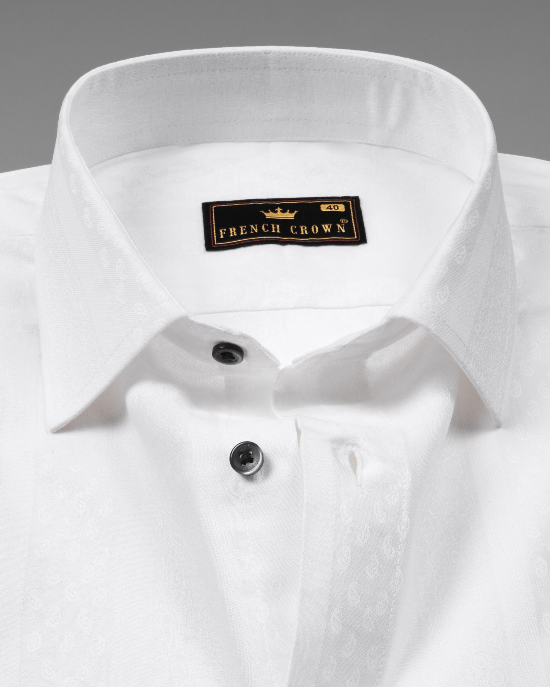 Bright White Jacquard Textured Premium Giza Cotton Shirt 4661-BLK-38, 4661-BLK-H-38, 4661-BLK-H-39, 4661-BLK-40, 4661-BLK-H-40, 4661-BLK-42, 4661-BLK-H-42, 4661-BLK-48, 4661-BLK-H-48, 4661-BLK-44, 4661-BLK-H-44, 4661-BLK-46, 4661-BLK-H-46, 4661-BLK-52, 4661-BLK-H-52, 4661-BLK-39, 4661-BLK-50, 4661-BLK-H-50